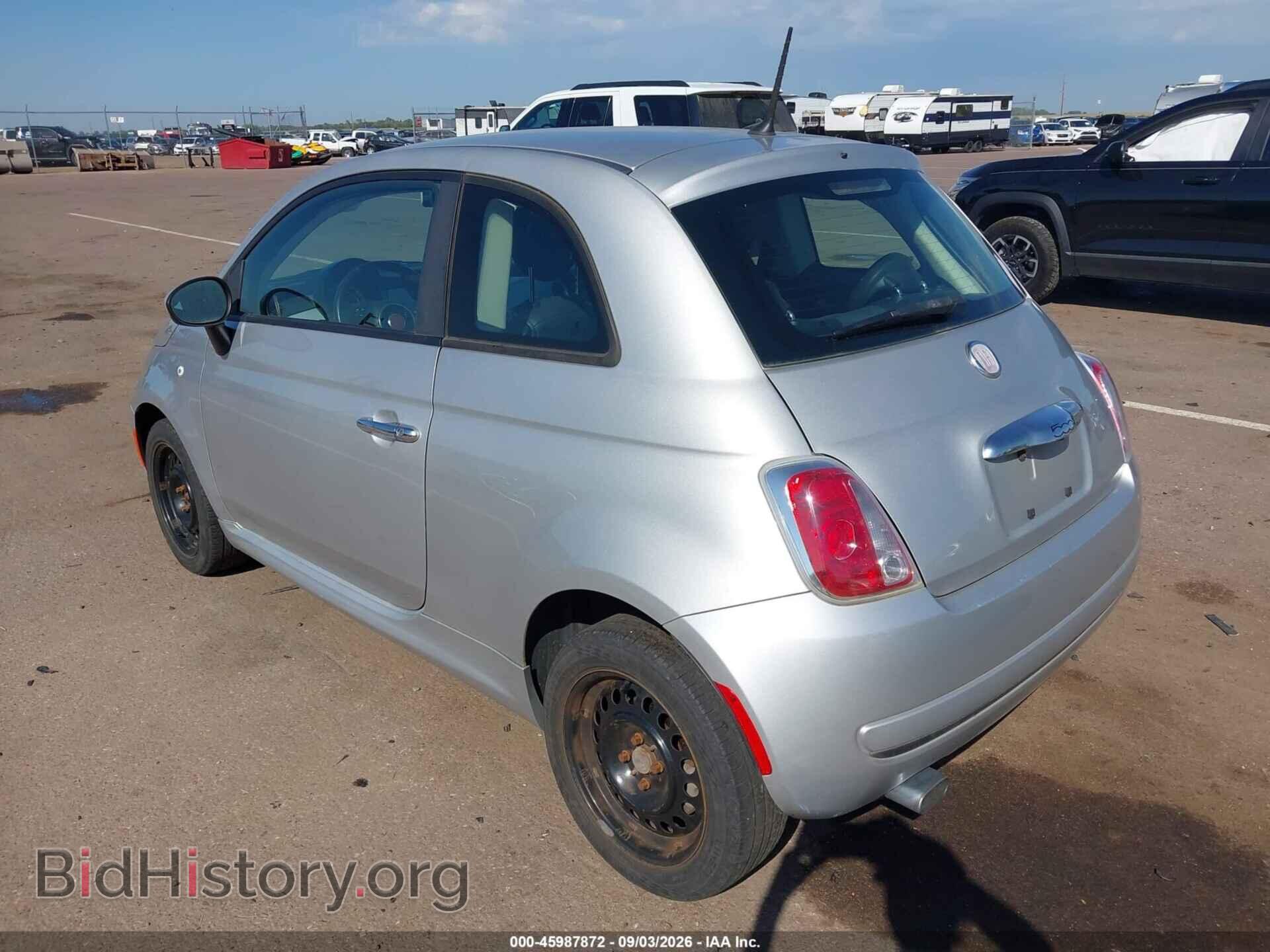 2012 FIAT 500 - VIN: 3C3CFFAR3CT351668 - Photo 3