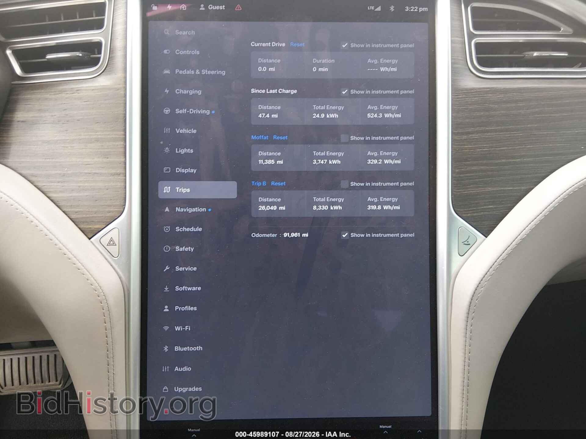 2016 TESLA MODEL S - VIN: 5YJSA1E21GF152967 - Photo 7