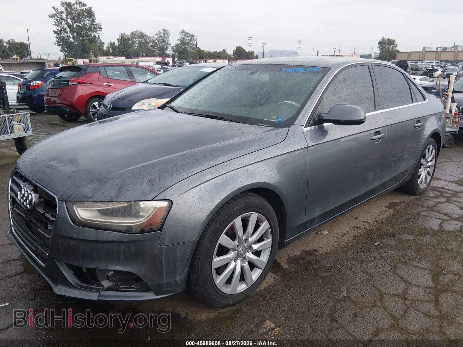 2013 AUDI A4 - VIN: WAUBFAFL2DN004183 - Фото 2