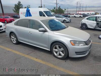 2013 Volkswagen PASSAT 2.5L SE, silver — VIN 1VWBP7A30DC036651, IAAI