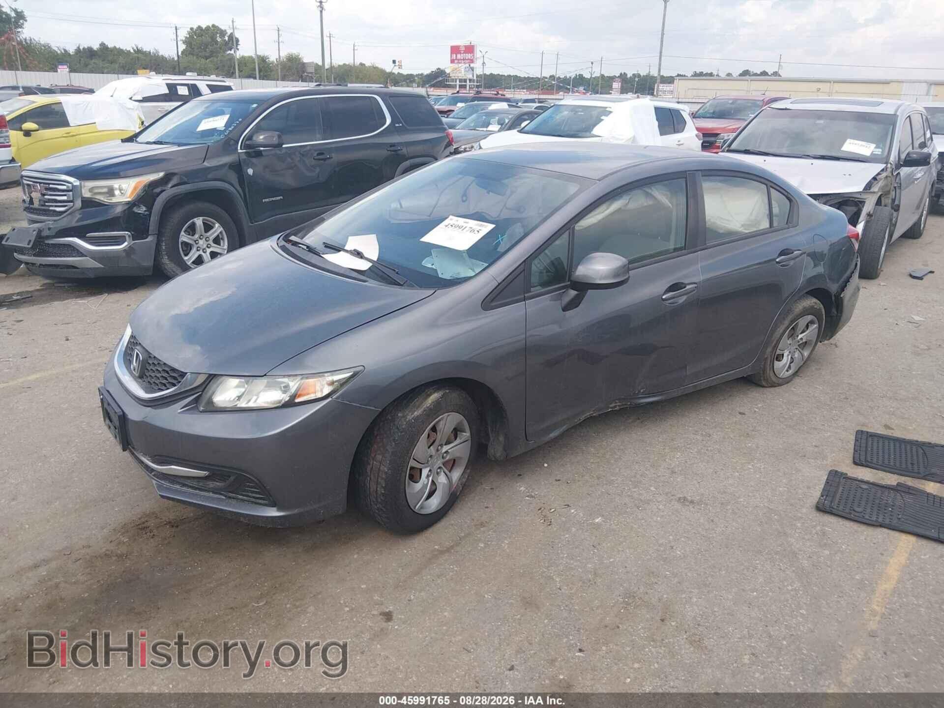 2013 HONDA CIVIC - VIN: 19XFB2F52DE018533 - Фото 2