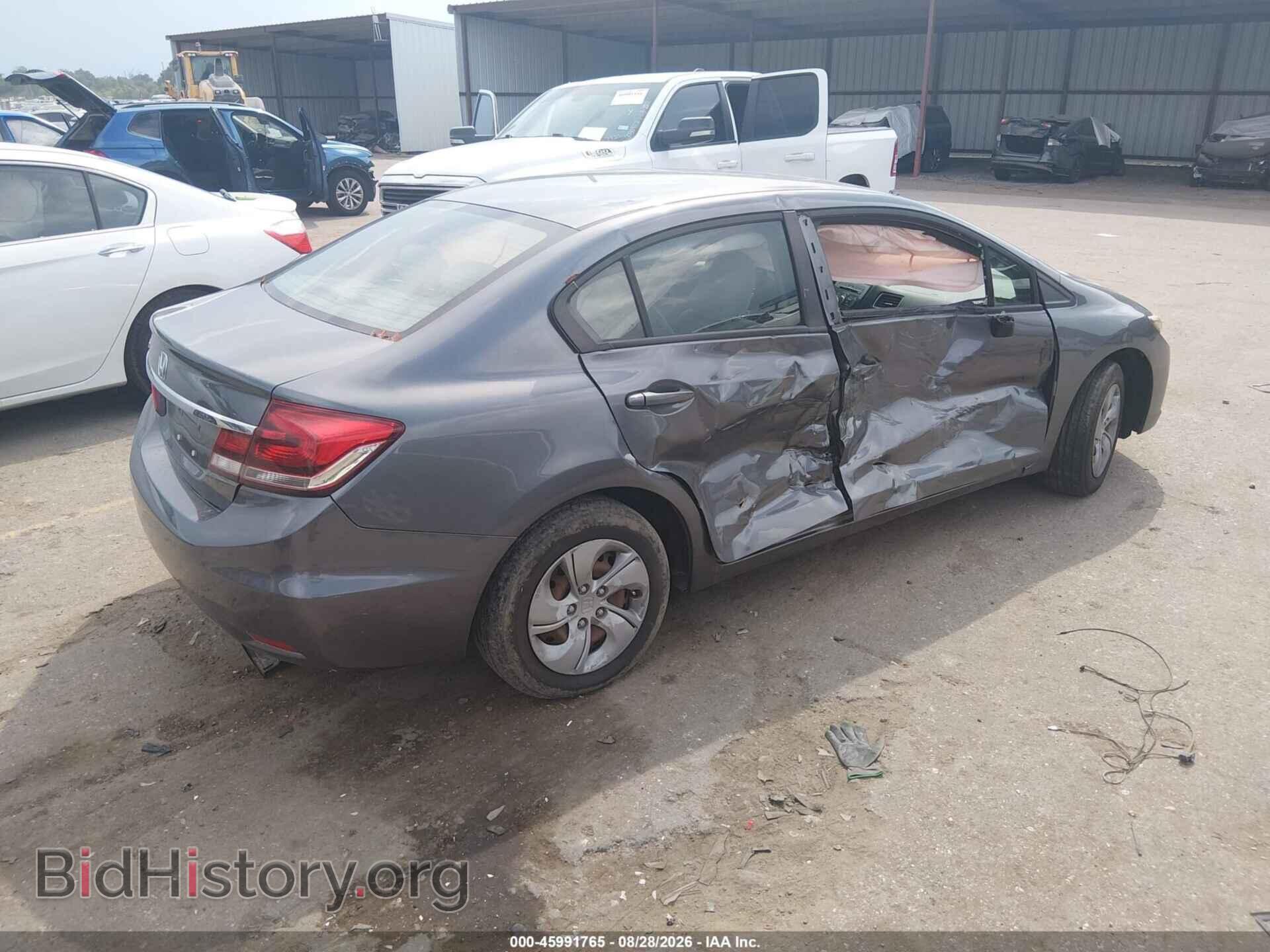 2013 HONDA CIVIC - VIN: 19XFB2F52DE018533 - Фото 4