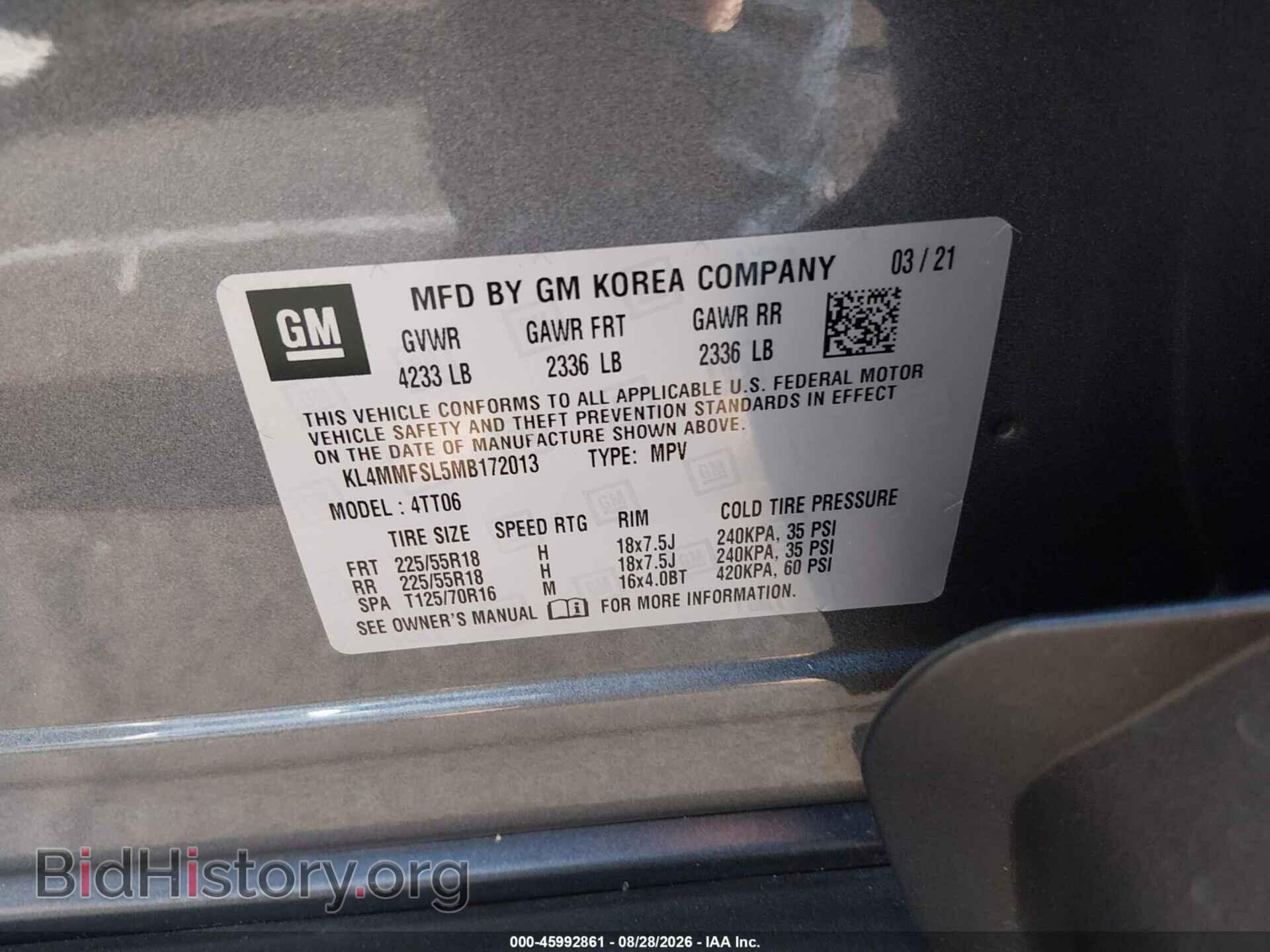 2021 BUICK ENCORE GX - VIN: KL4MMFSL5MB172013 - Фото 9