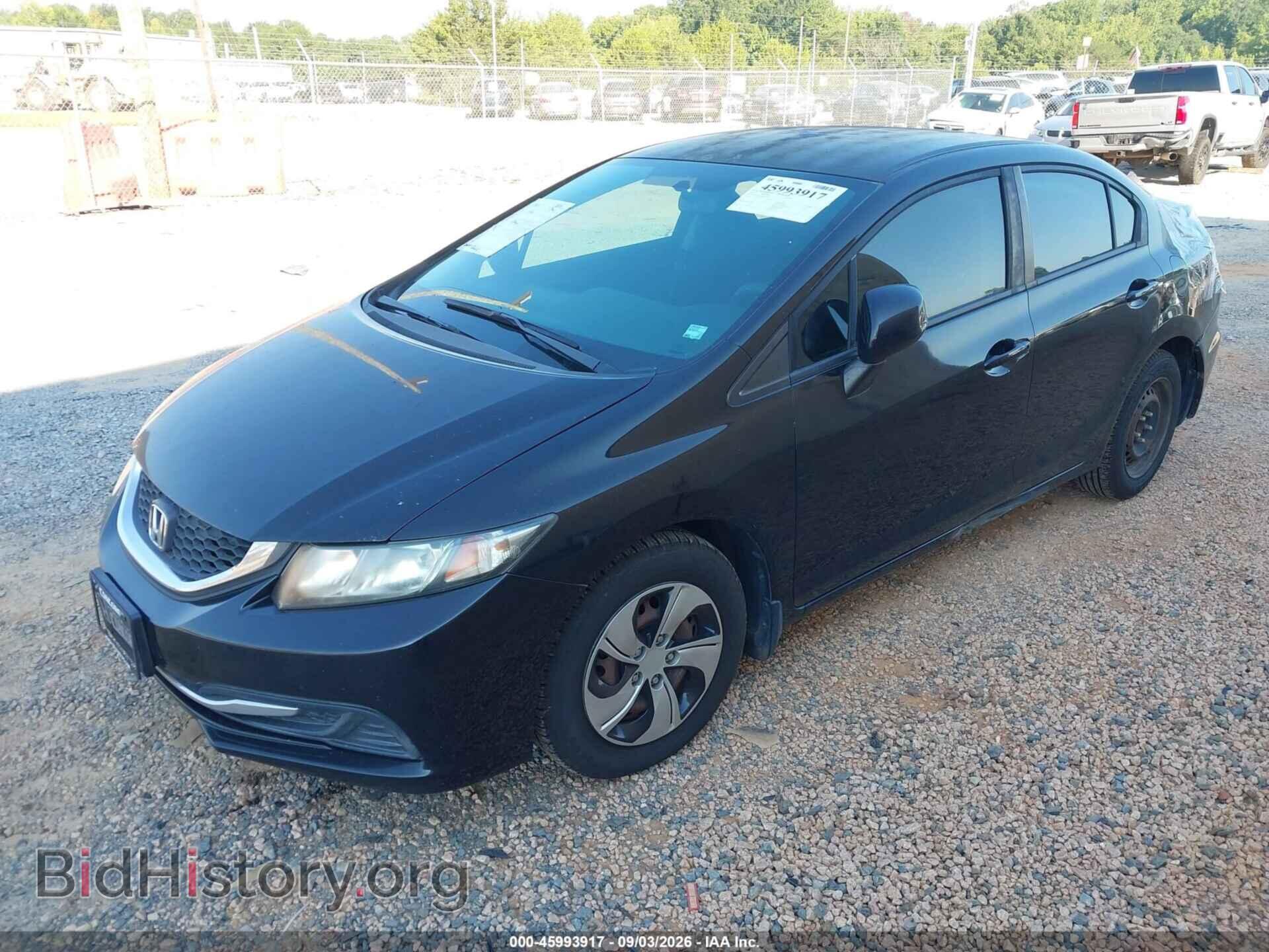 2013 HONDA CIVIC - VIN: 2HGFB2F5XDH572473 - Фото 2