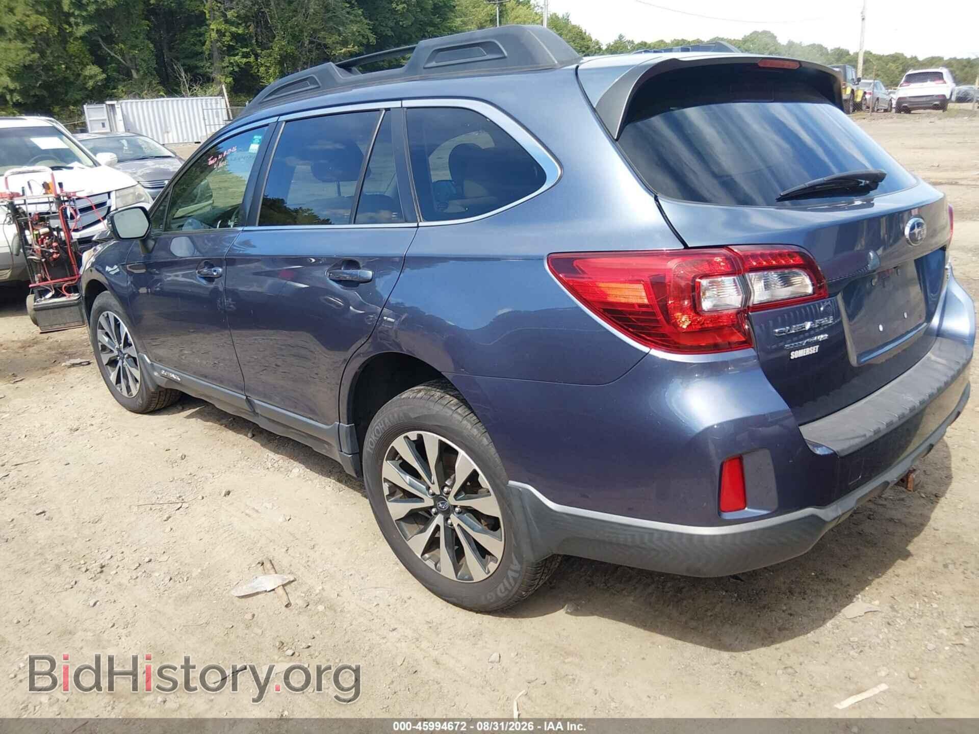 2015 SUBARU OUTBACK - VIN: 4S4BSELC4F3215843 - Фото 3