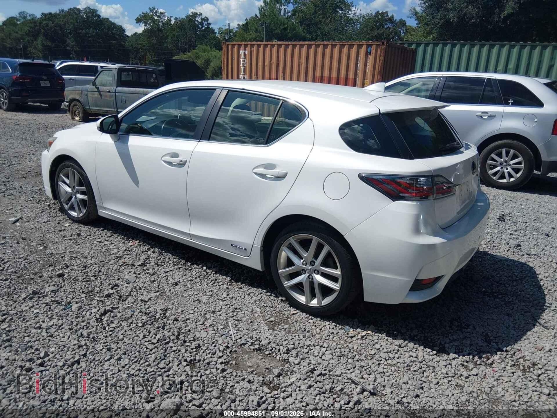 2014 LEXUS CT 200H - VIN: JTHKD5BH4E2181868 - Photo 3