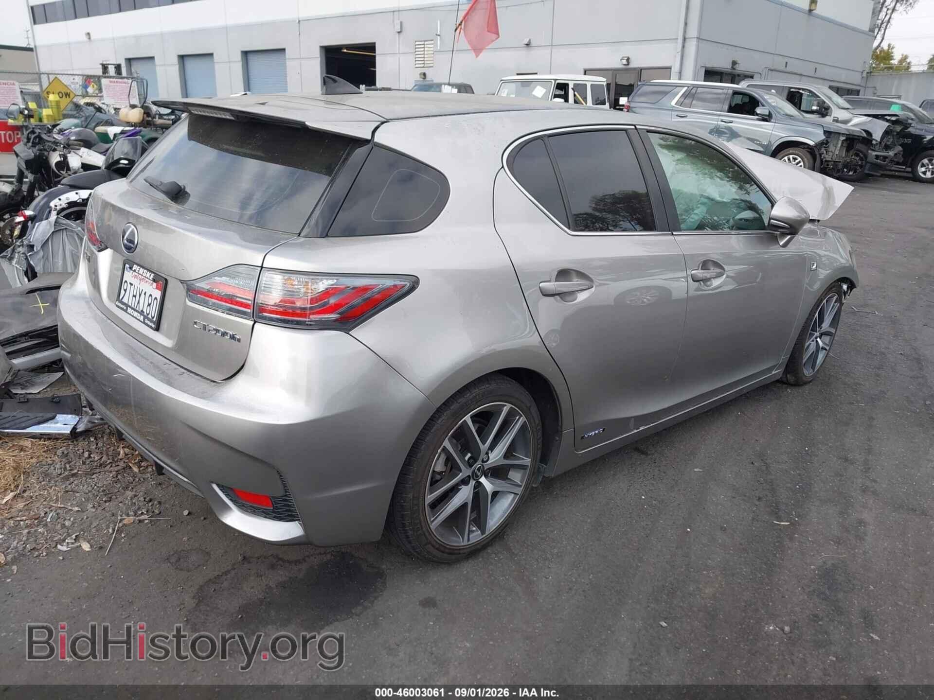 2017 LEXUS CT 200H - VIN: JTHKD5BH6H2287744 - Photo 4