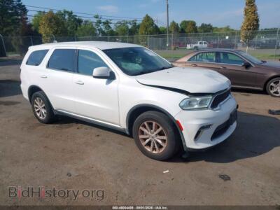 2021 Dodge DURANGO SXT AWD, белый — VIN 1C4RDJAG0MC598740, IAAI