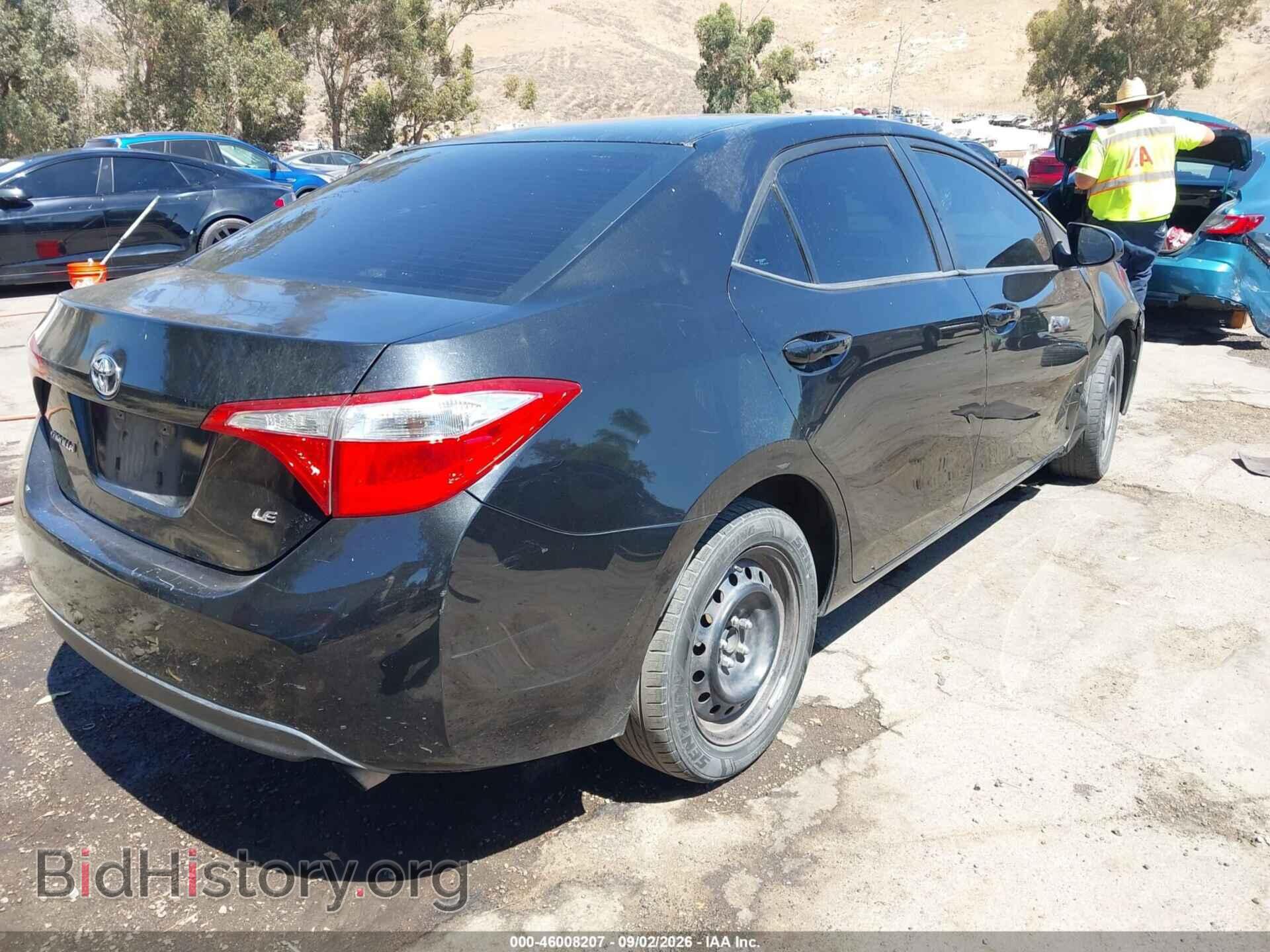 2014 TOYOTA COROLLA - VIN: 5YFBURHEXEP061368 - Фото 4