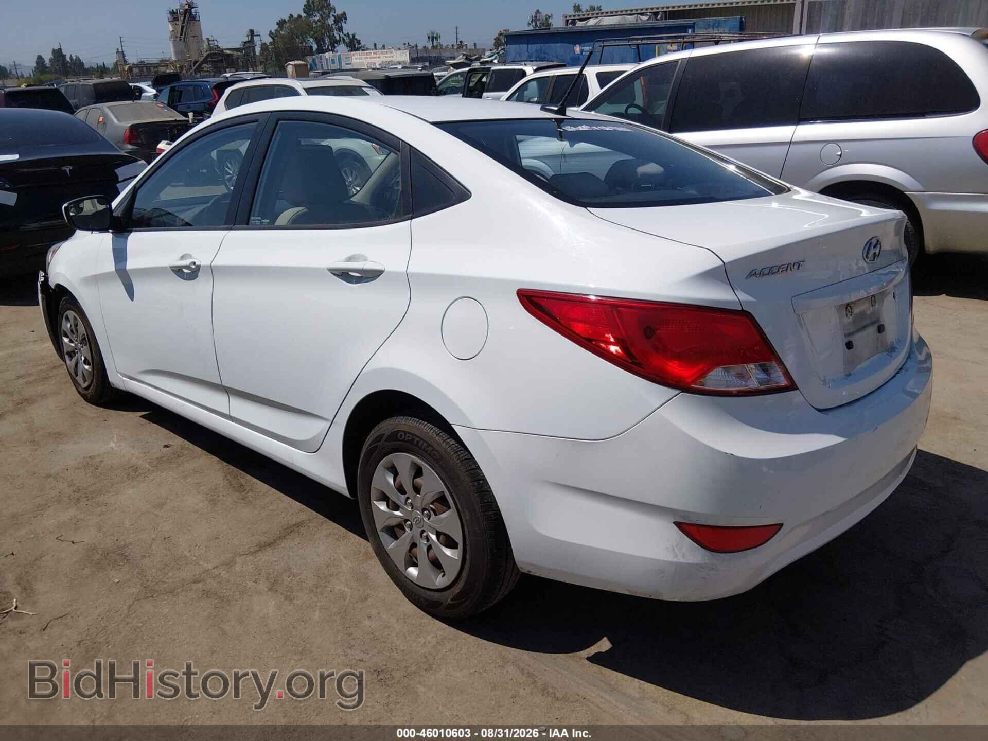 2016 HYUNDAI ACCENT - VIN: KMHCT4AE9GU954783 - Фото 3