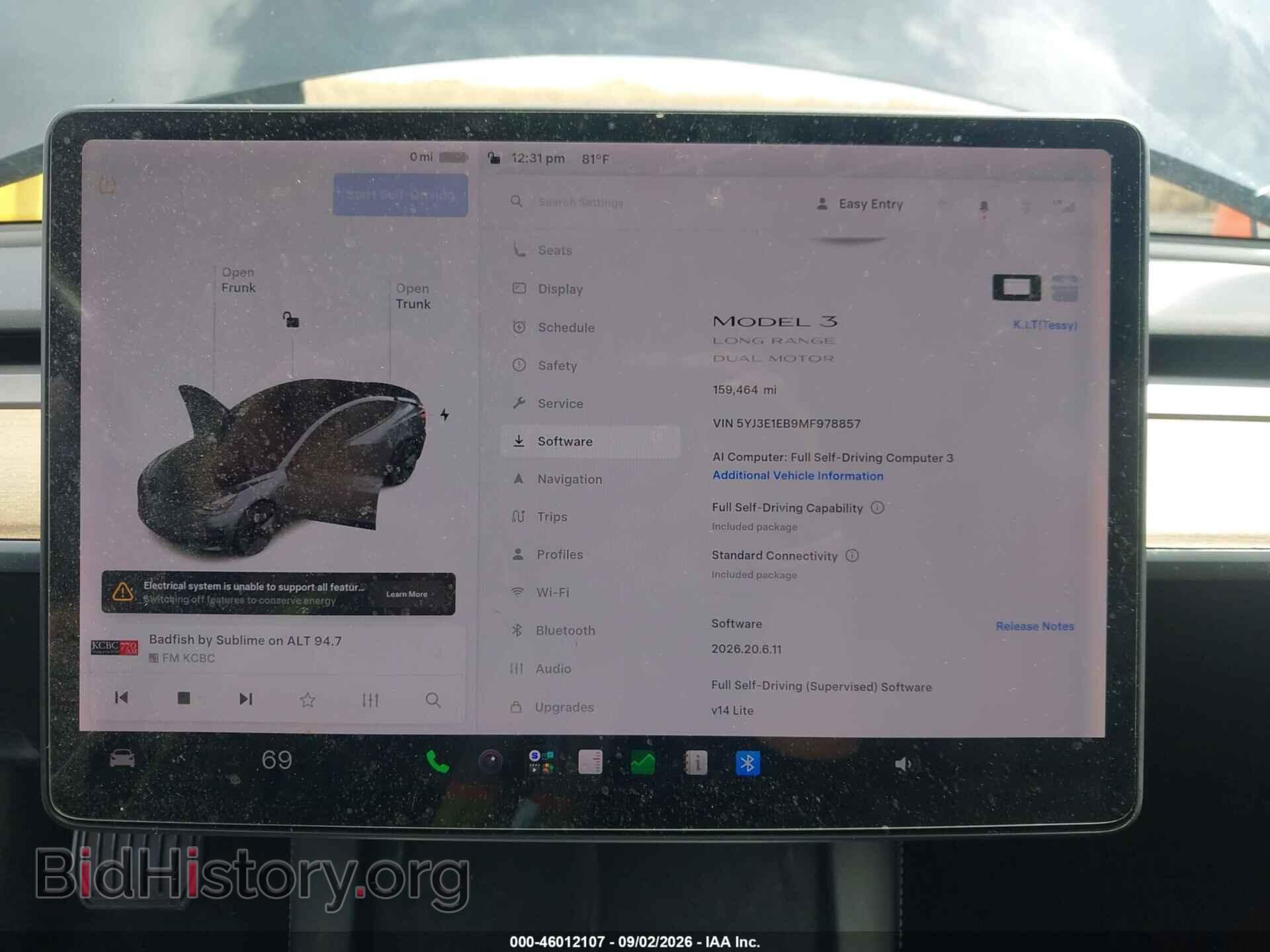 2021 TESLA MODEL 3 - VIN: 5YJ3E1EB9MF978857 - Photo 7