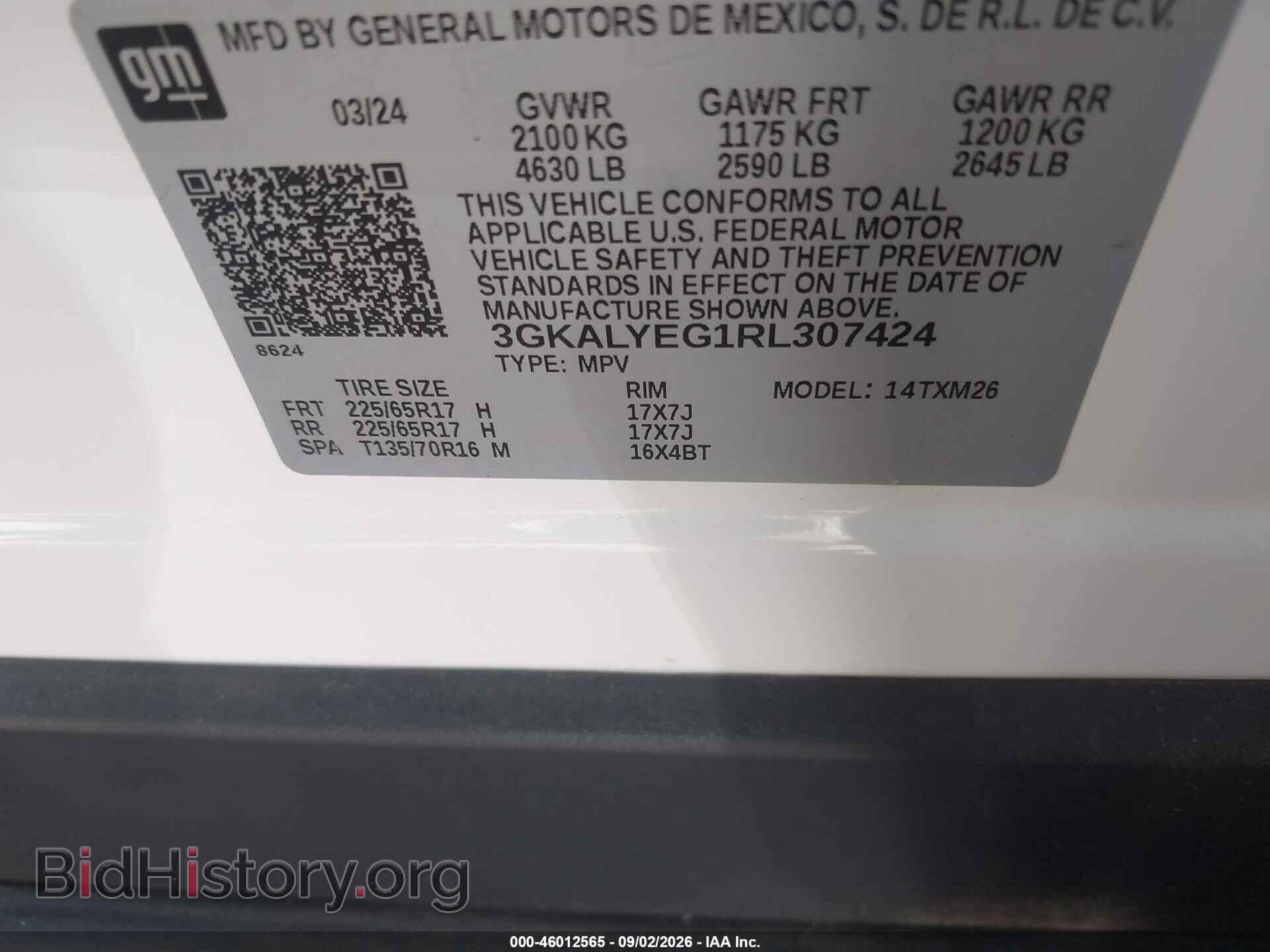 2024 GMC TERRAIN - VIN: 3GKALYEG1RL307424 - Photo 9