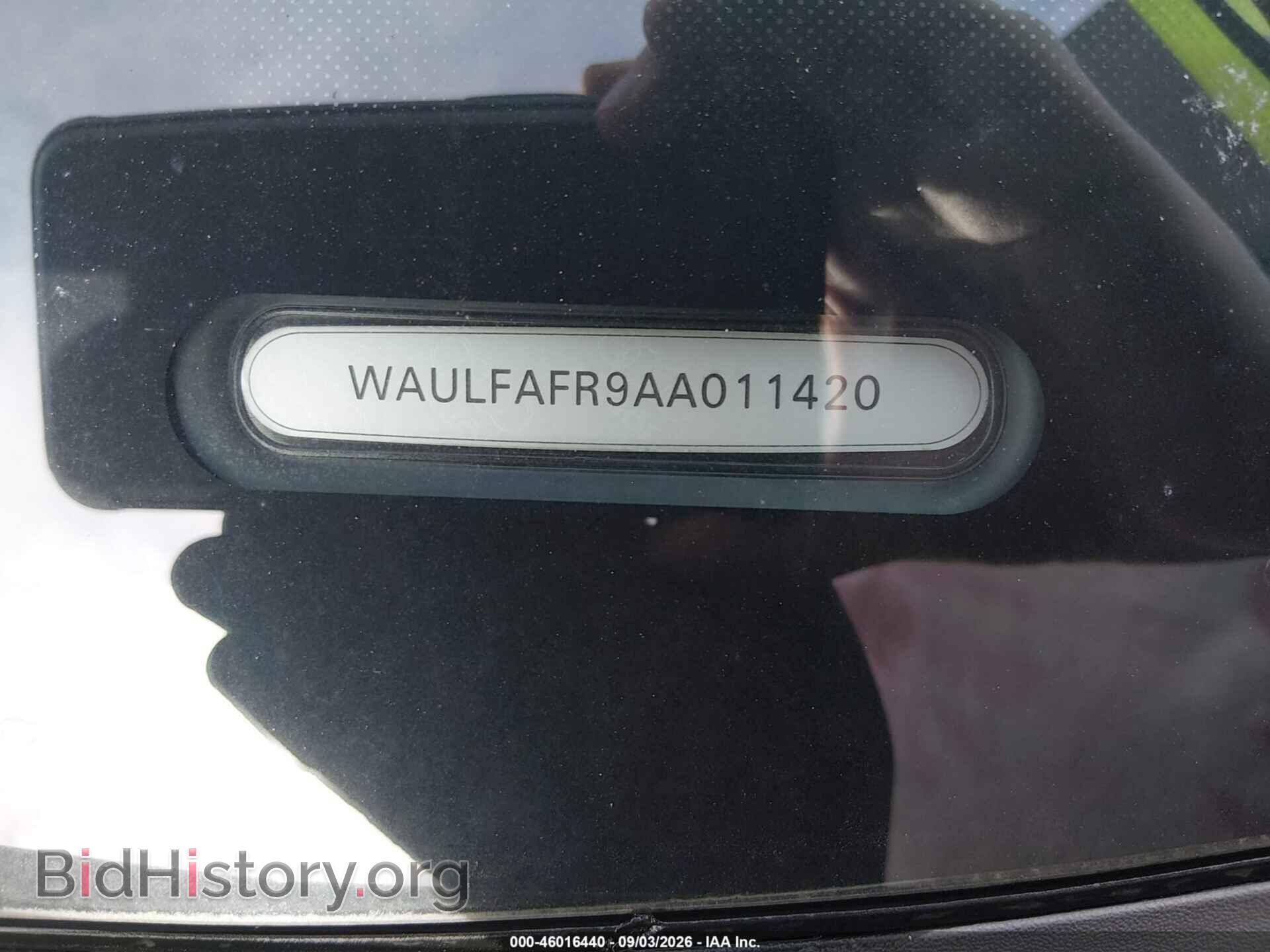 2010 AUDI A5 - VIN: WAULFAFR9AA011420 - Фото 9