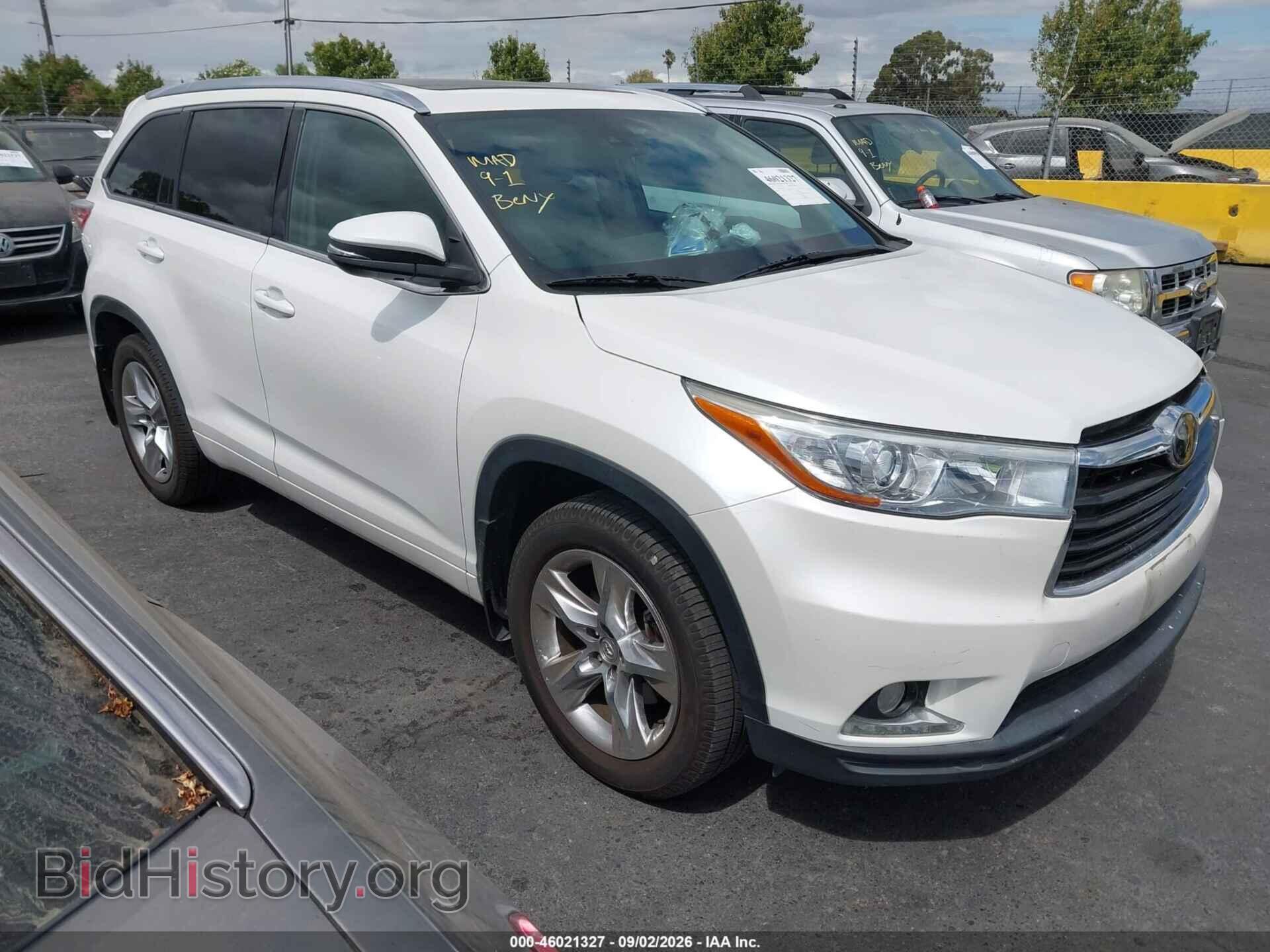 Фотография 5TDDKRFH3FS100774 - TOYOTA HIGHLANDER 2015