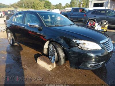 2012 Chrysler 200 Limited, black — VIN 1C3CCBCB2CN257427, IAAI