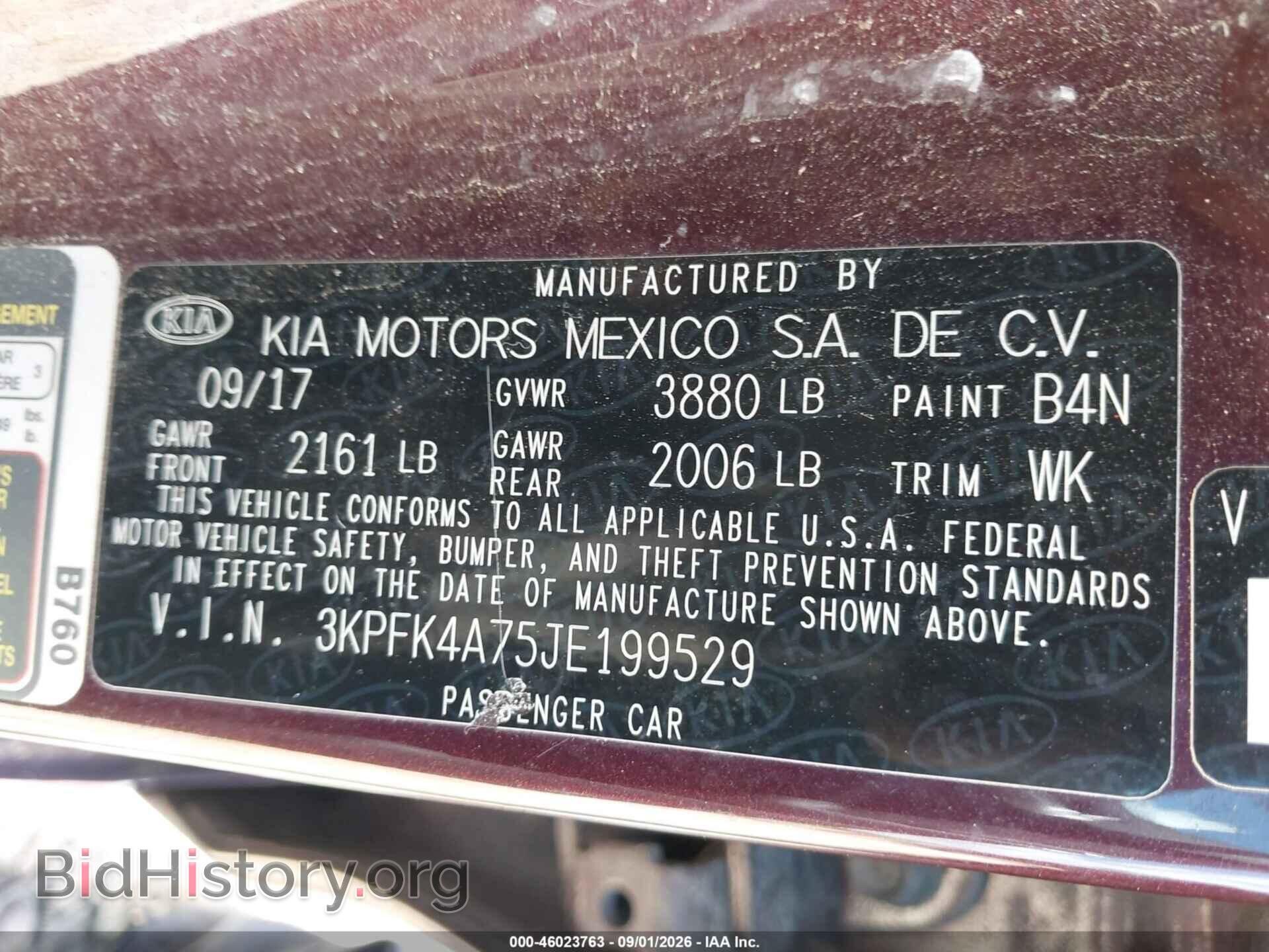2018 KIA FORTE - VIN: 3KPFK4A75JE199529 - Photo 9
