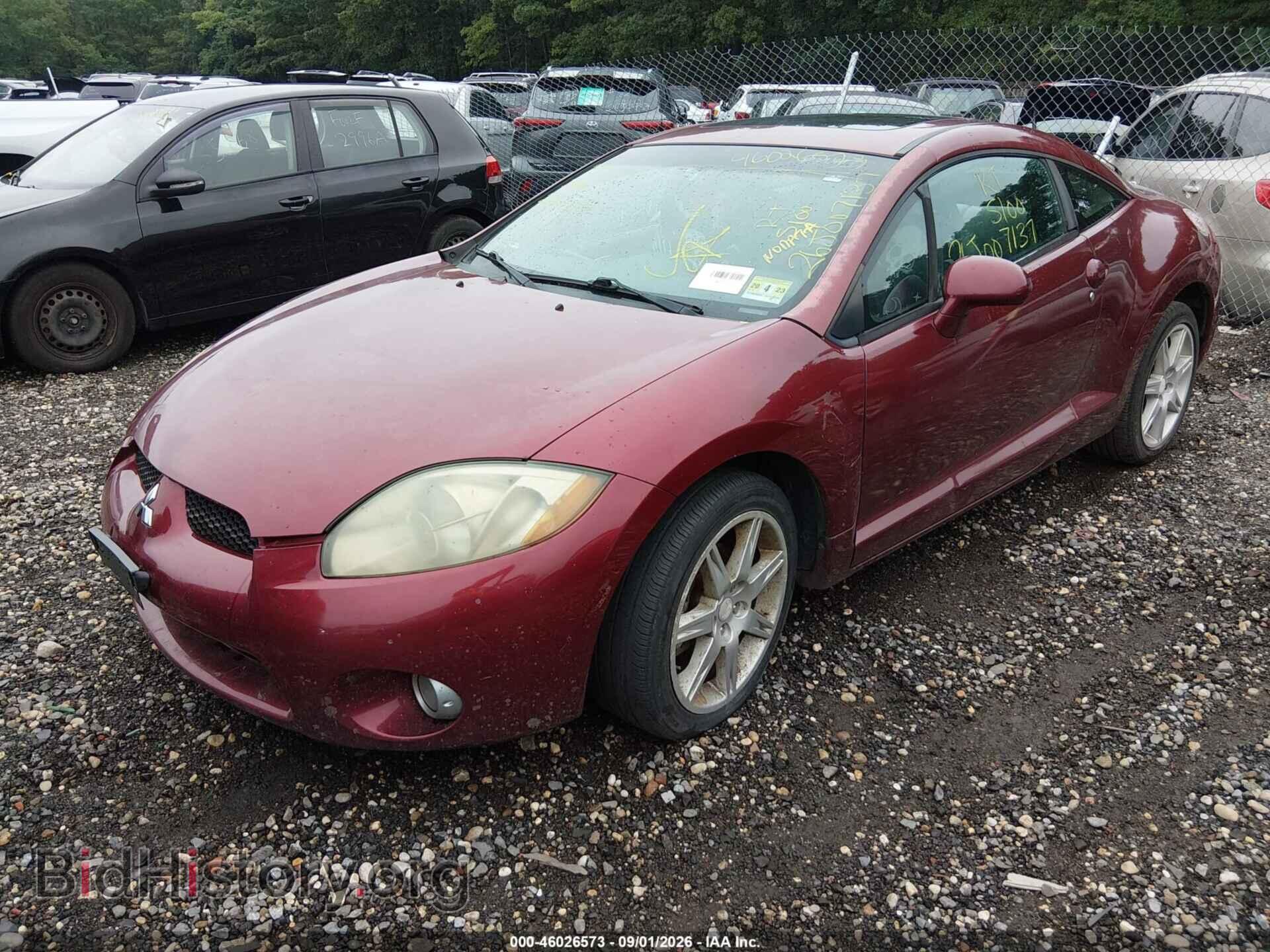 2006 MITSUBISHI ECLIPSE - VIN: 4A3AK34T26E059192 - Фото 2