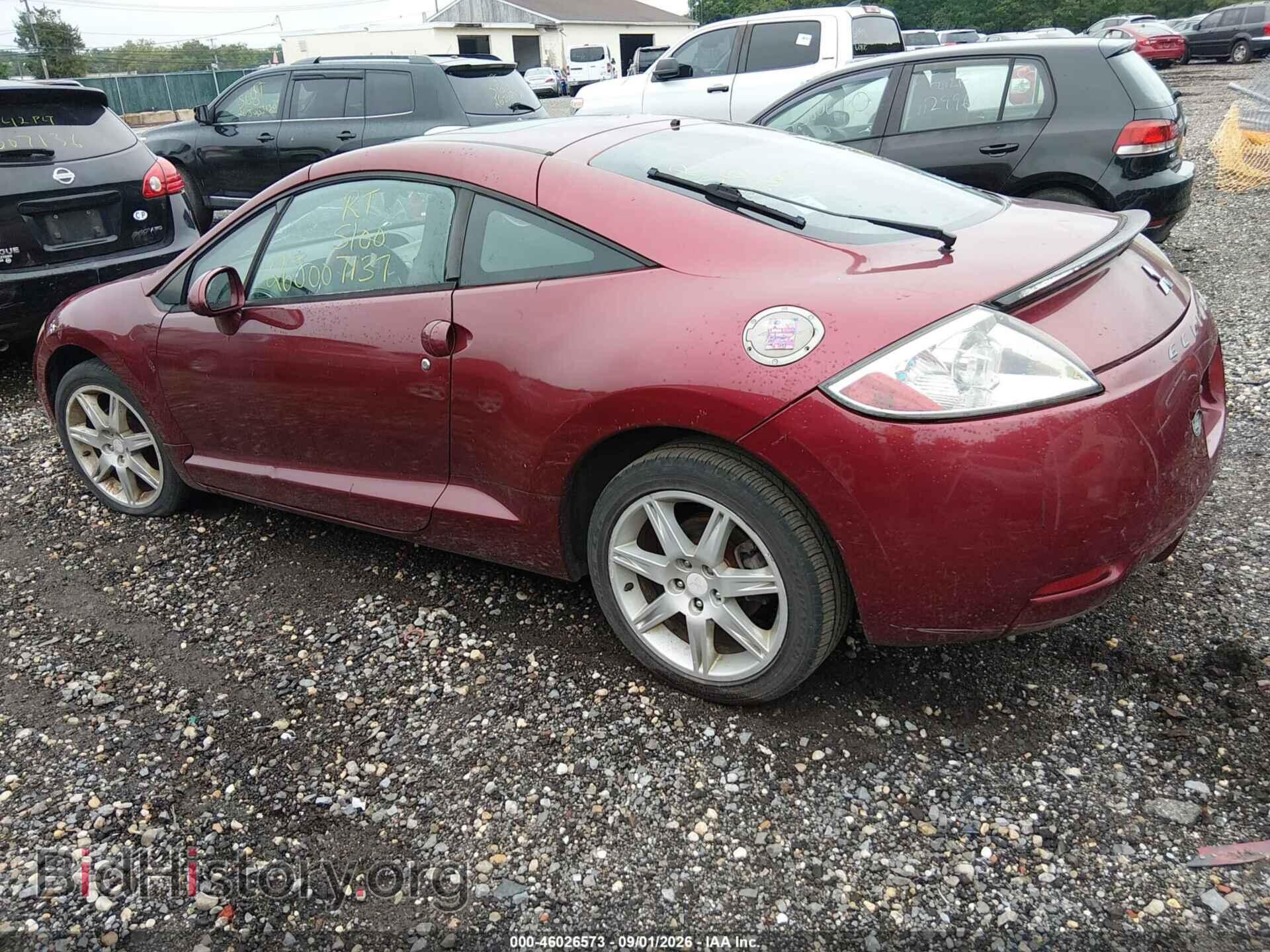 2006 MITSUBISHI ECLIPSE - VIN: 4A3AK34T26E059192 - Фото 3
