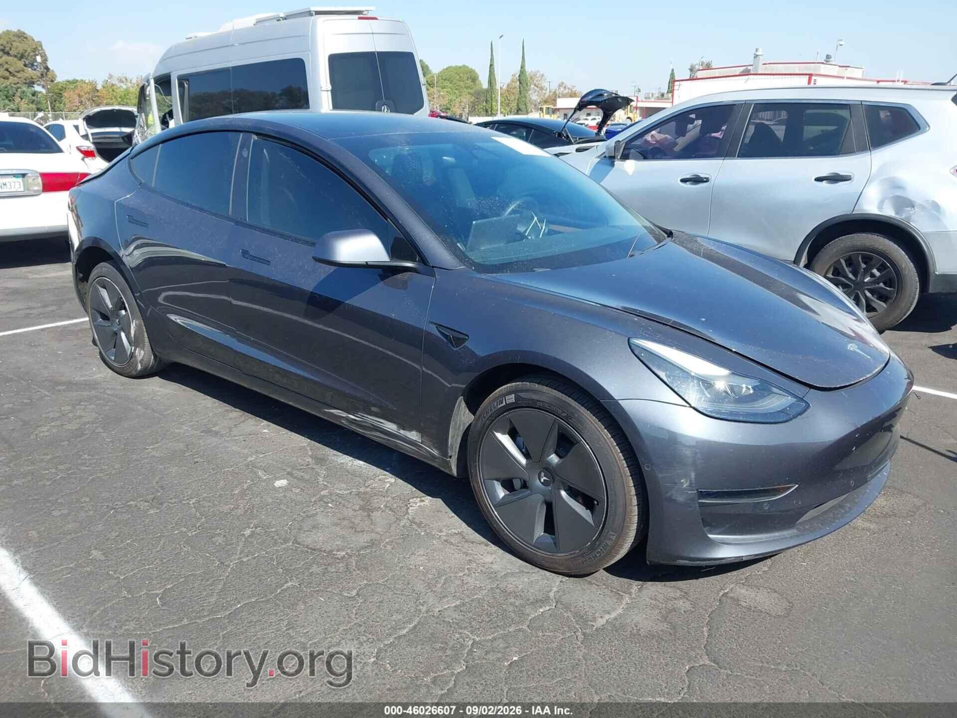 Photo 5YJ3E1EA1MF083547 - TESLA MODEL 3 2021