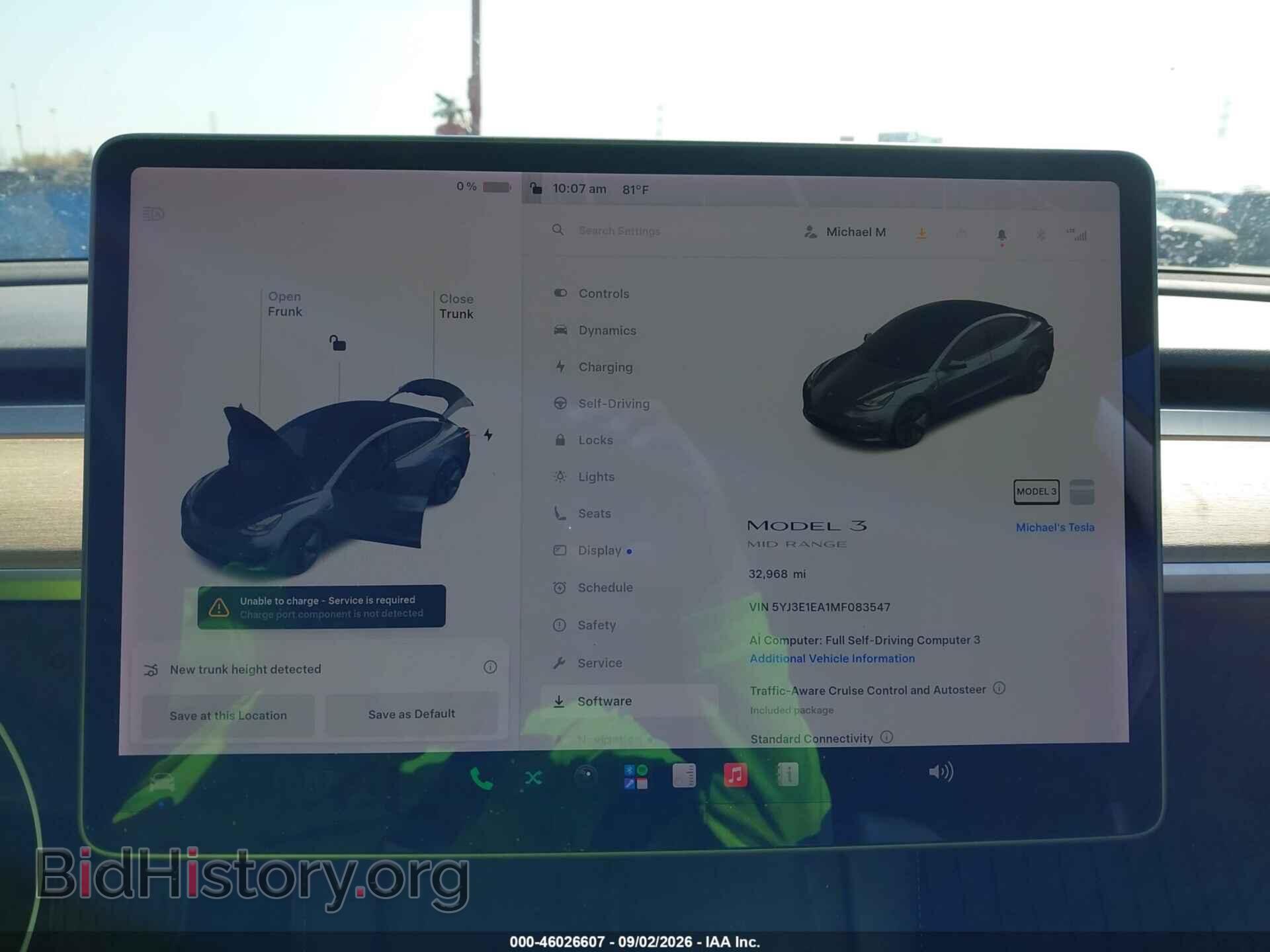 2021 TESLA MODEL 3 - VIN: 5YJ3E1EA1MF083547 - Photo 7