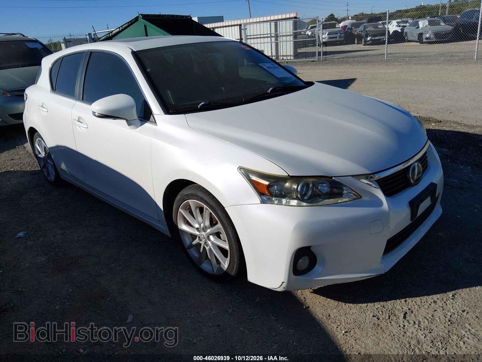 Фотография JTHKD5BH2C2093978 - LEXUS CT 200H 2012