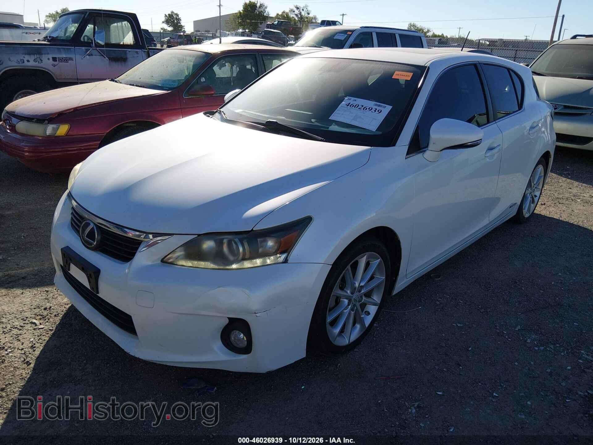 2012 LEXUS CT 200H - VIN: JTHKD5BH2C2093978 - Фото 2