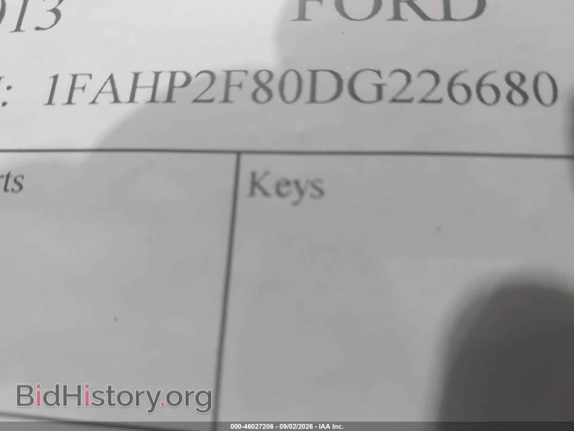 2013 FORD TAURUS - VIN: 1FAHP2F80DG226680 - Photo 11