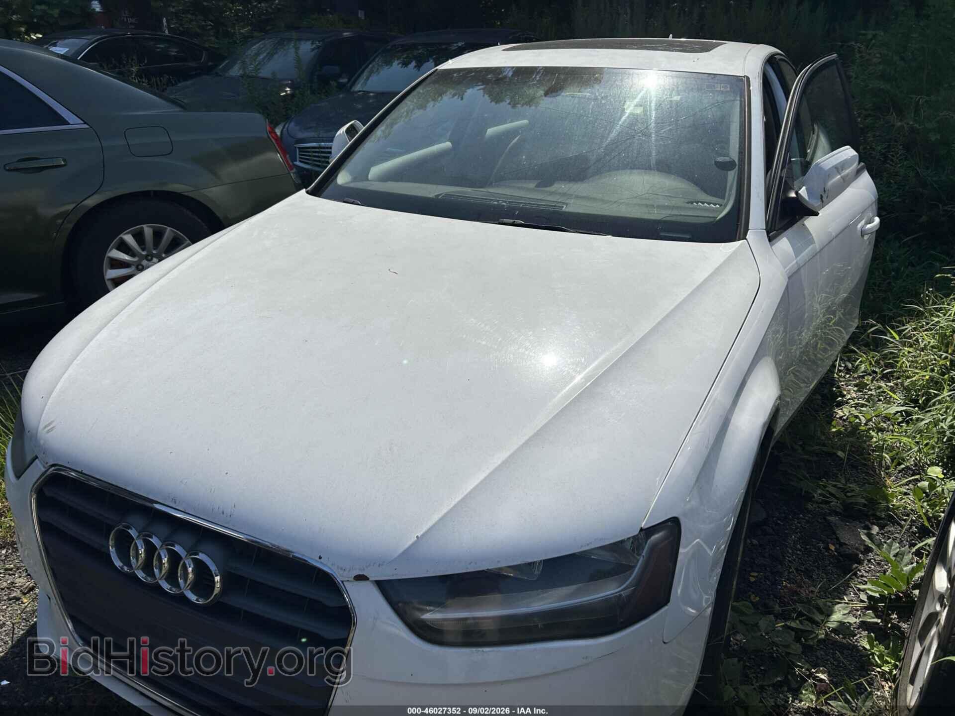 2013 AUDI A4 - VIN: WAUAFAFL9DN038794 - Photo 2