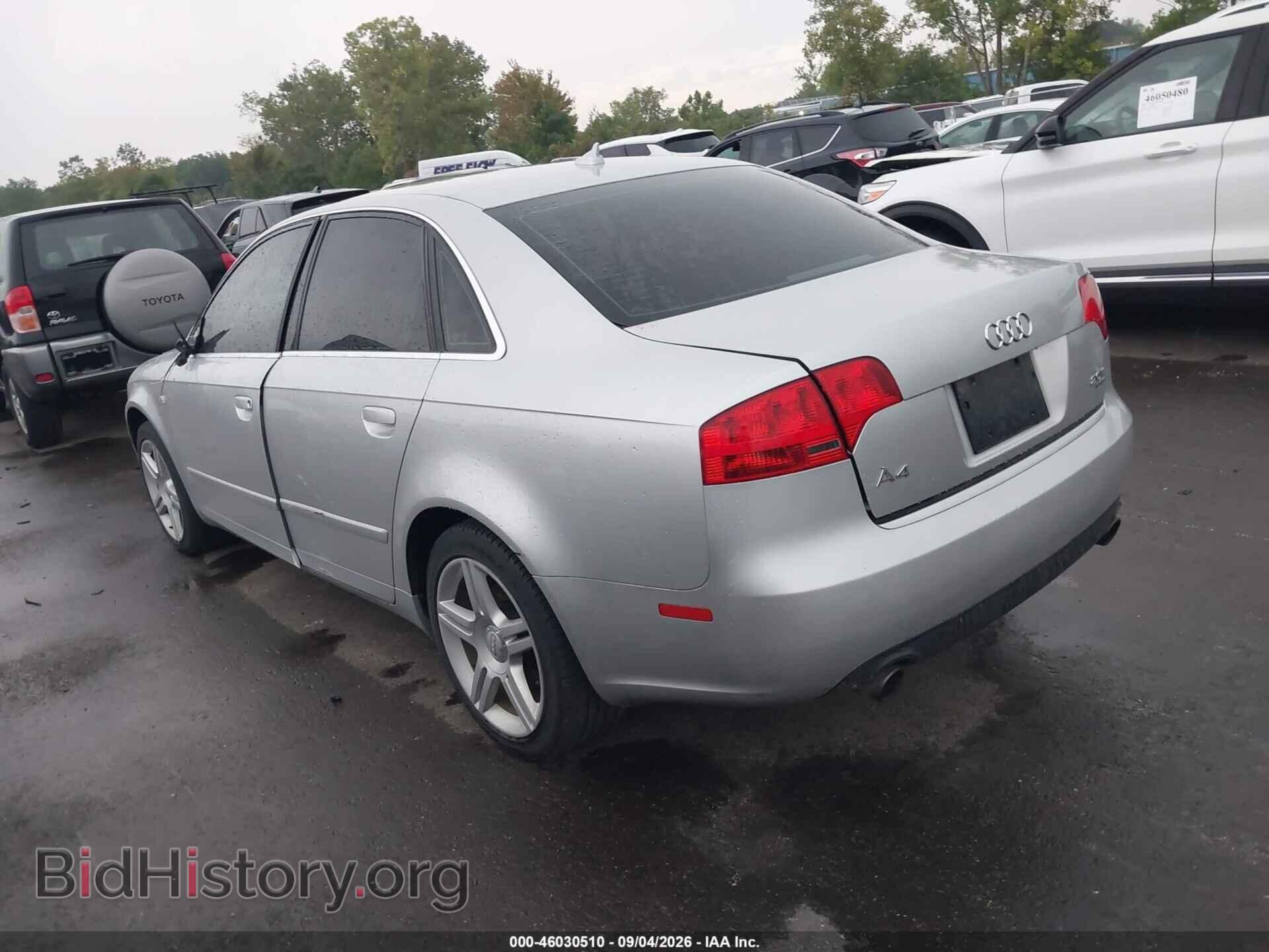 2007 AUDI A4 - VIN: WAUDF78E07A282232 - Фото 3