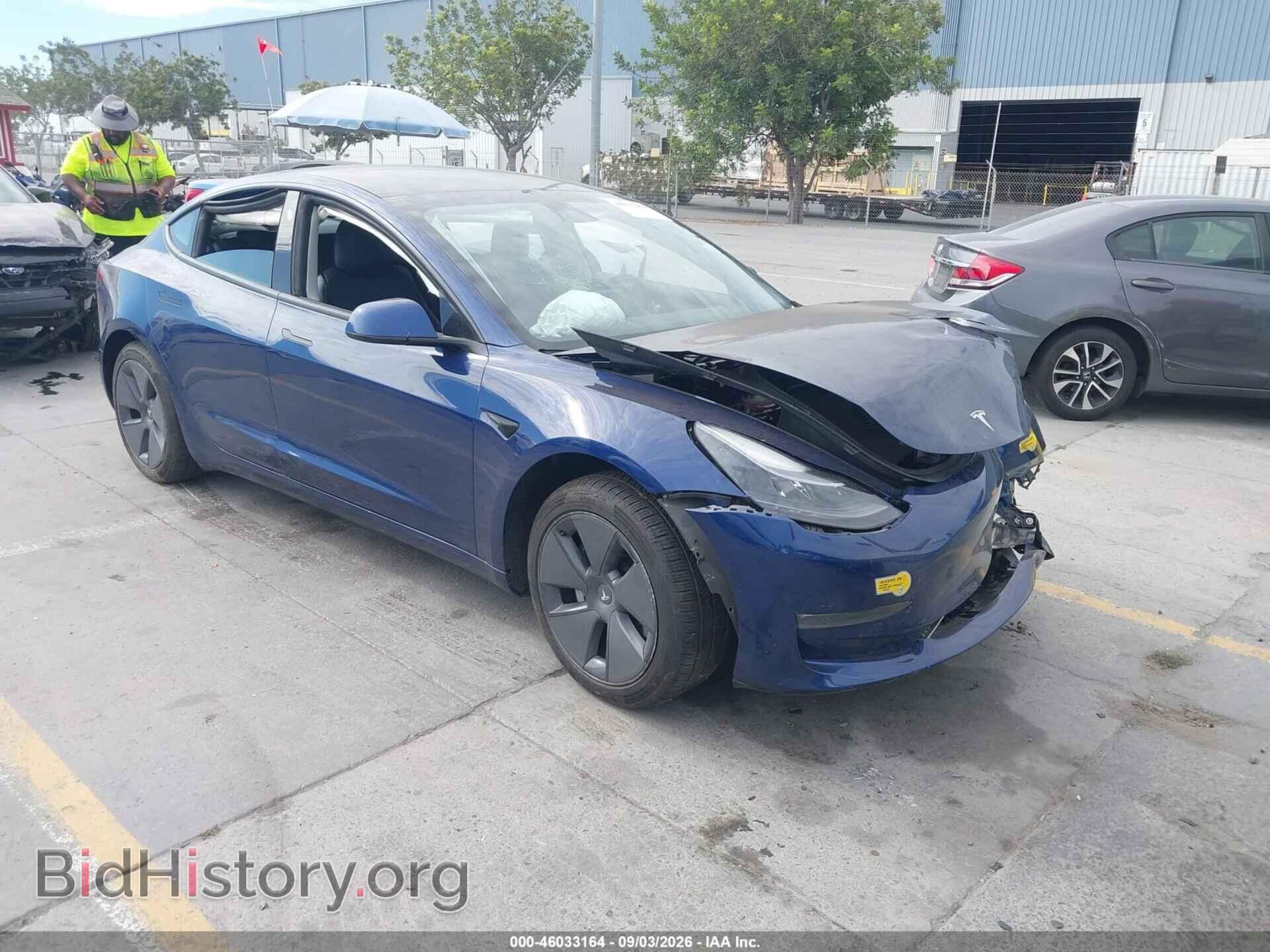 Фотография 5YJ3E1EB7NF125388 - TESLA MODEL 3 2022