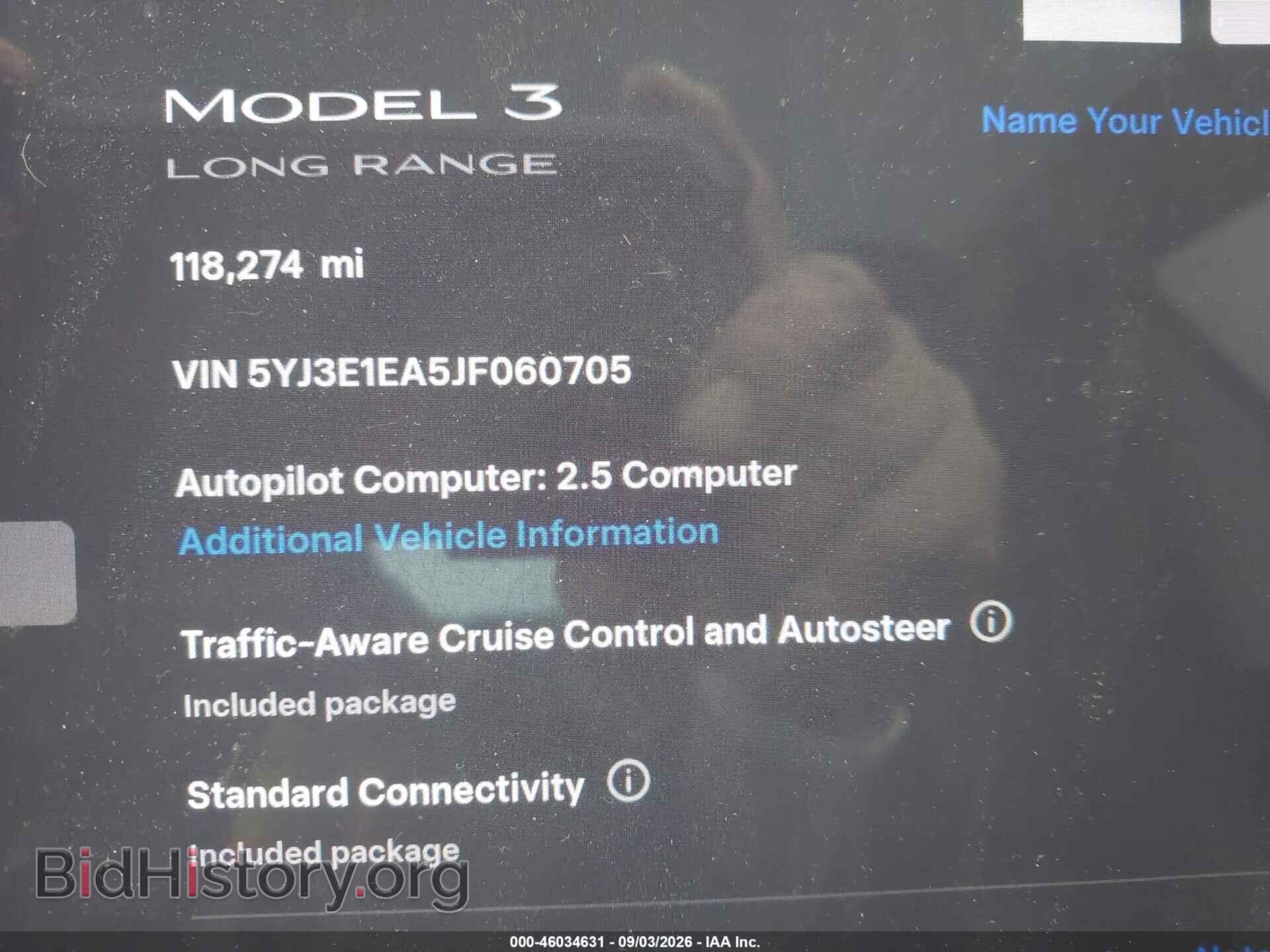 2018 TESLA MODEL 3 - VIN: 5YJ3E1EA5JF060705 - Фото 7