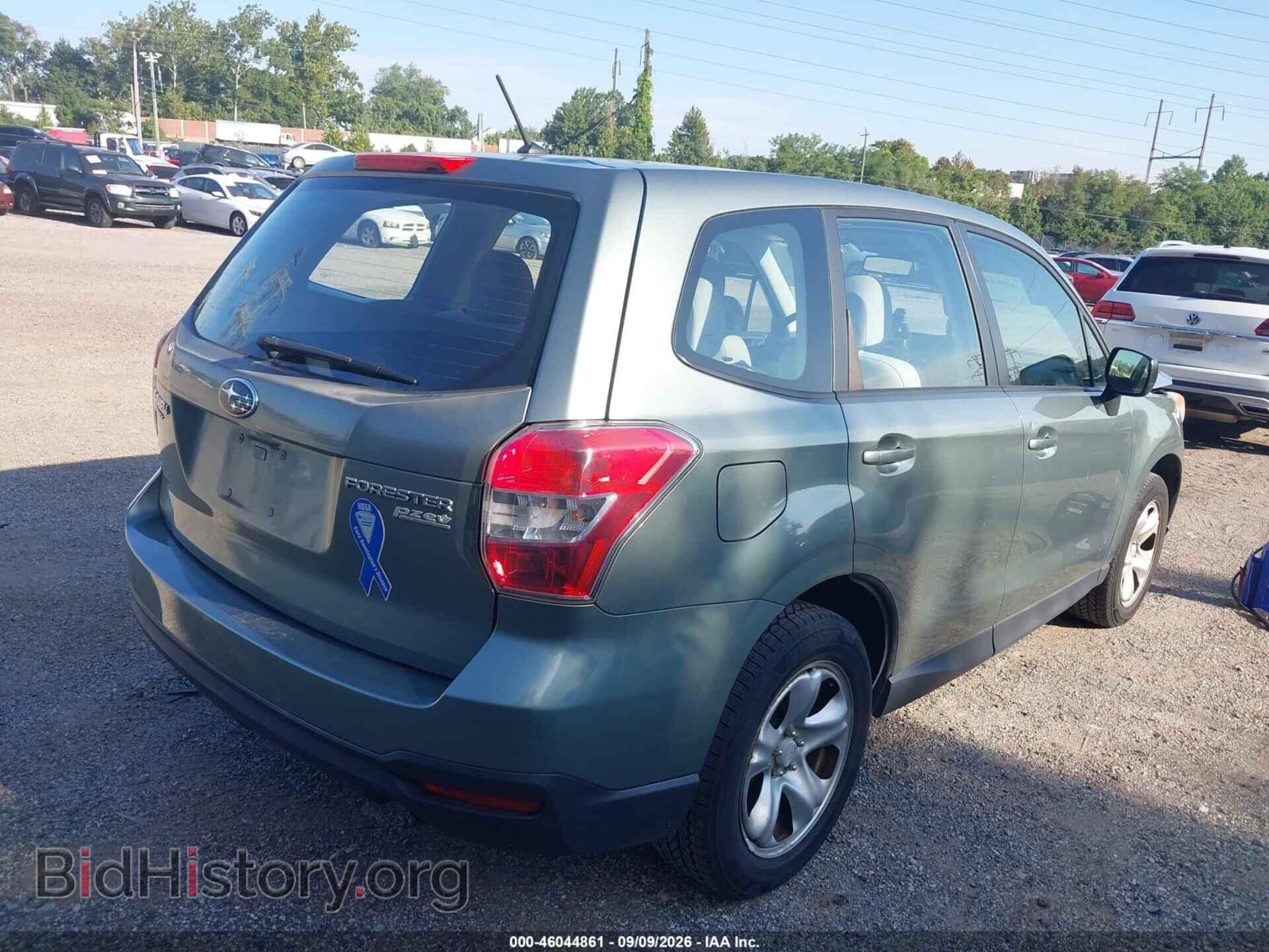 2014 SUBARU FORESTER - VIN: JF2SJAAC6EH509184 - Фото 4