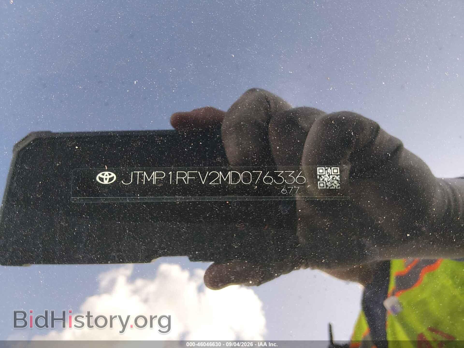 2021 TOYOTA RAV4 - VIN: JTMP1RFV2MD076336 - Фото 9