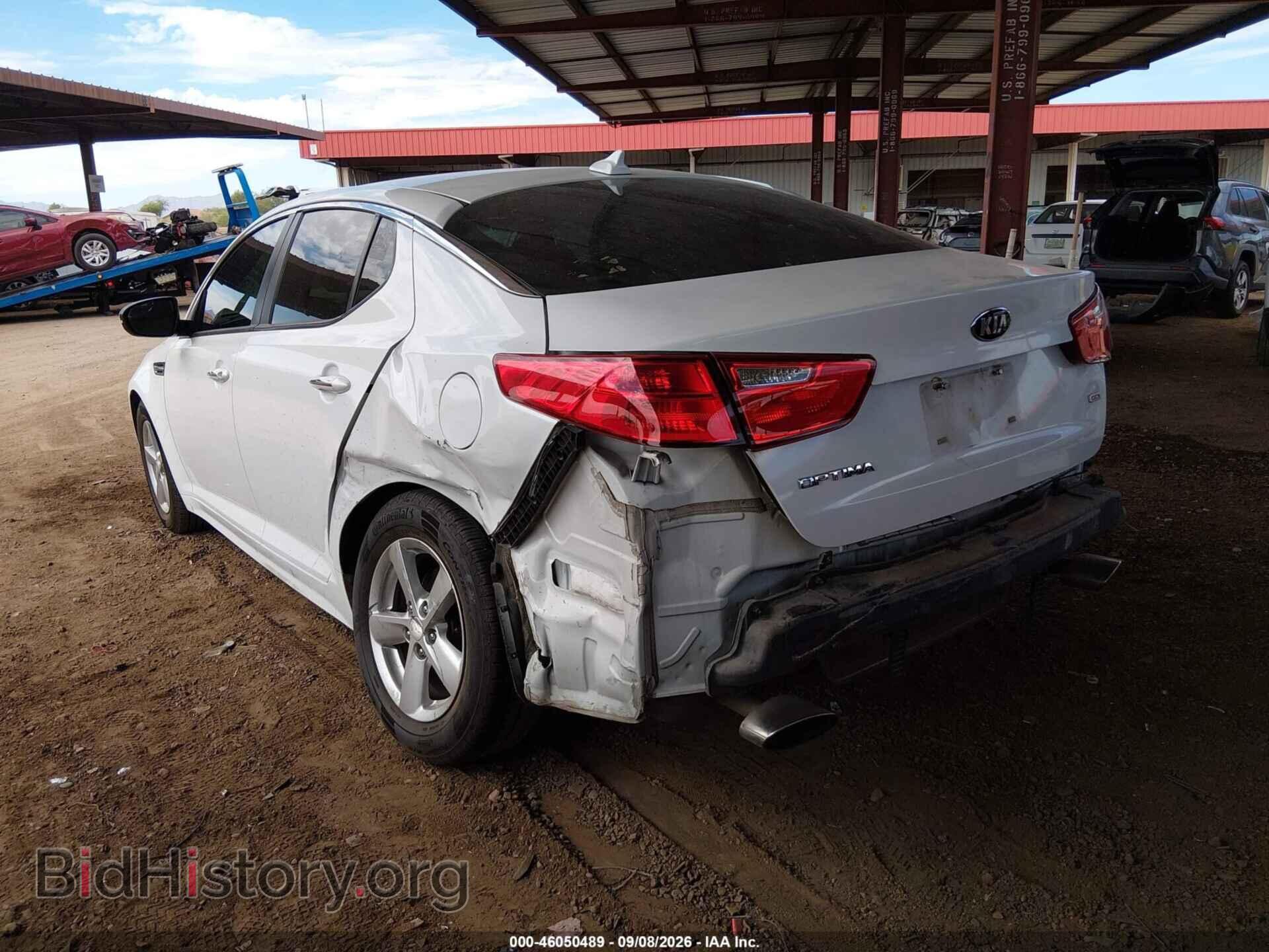 2015 KIA OPTIMA - VIN: 5XXGM4A76FG486049 - Фото 3
