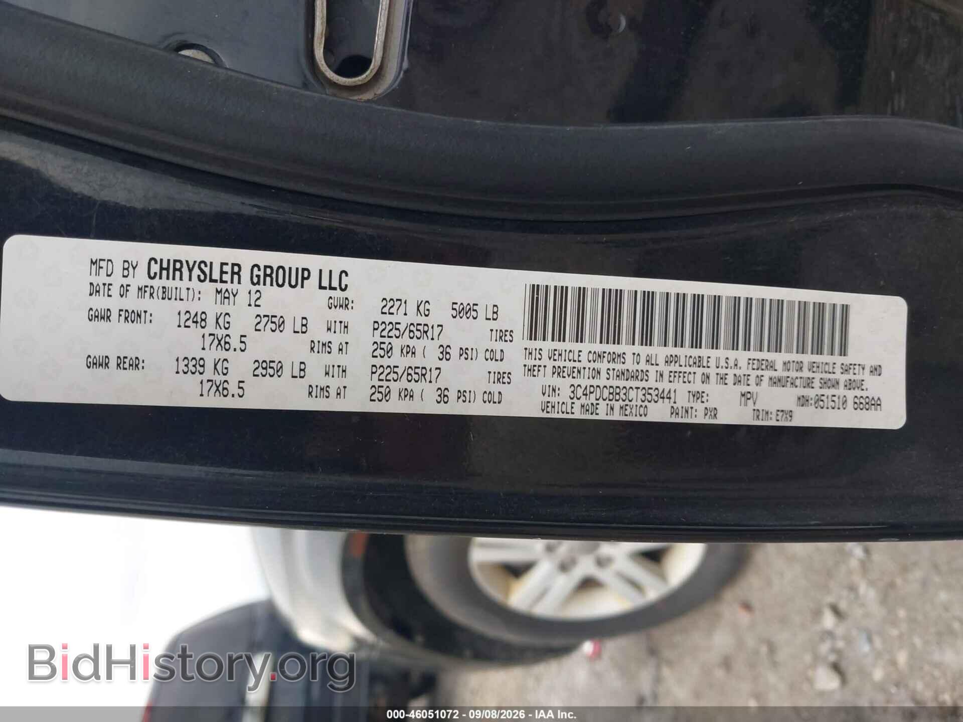 2012 DODGE JOURNEY - VIN: 3C4PDCBB3CT353441 - Photo 9