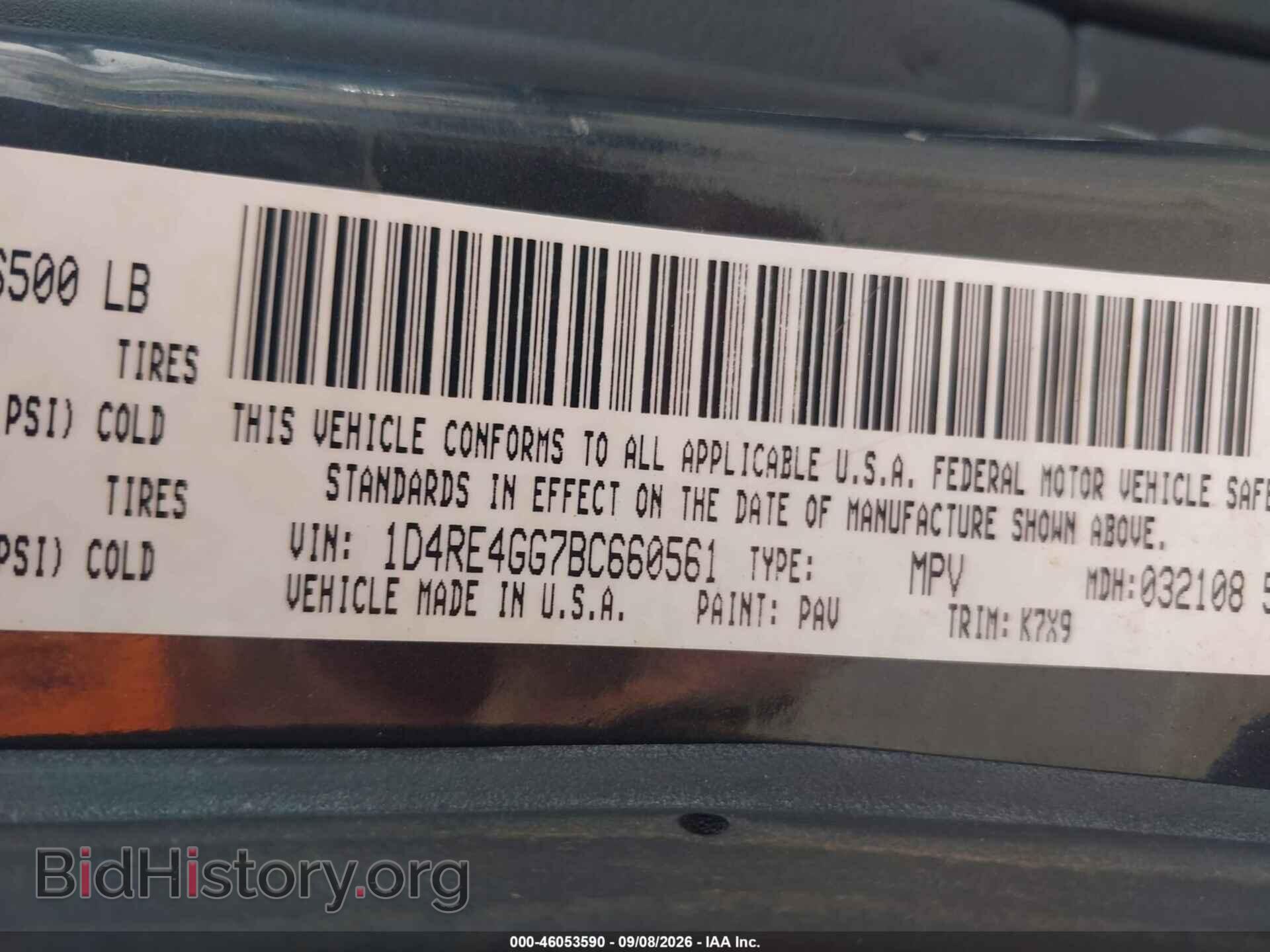 2011 DODGE DURANGO - VIN: 1D4RE4GG7BC660561 - Photo 9