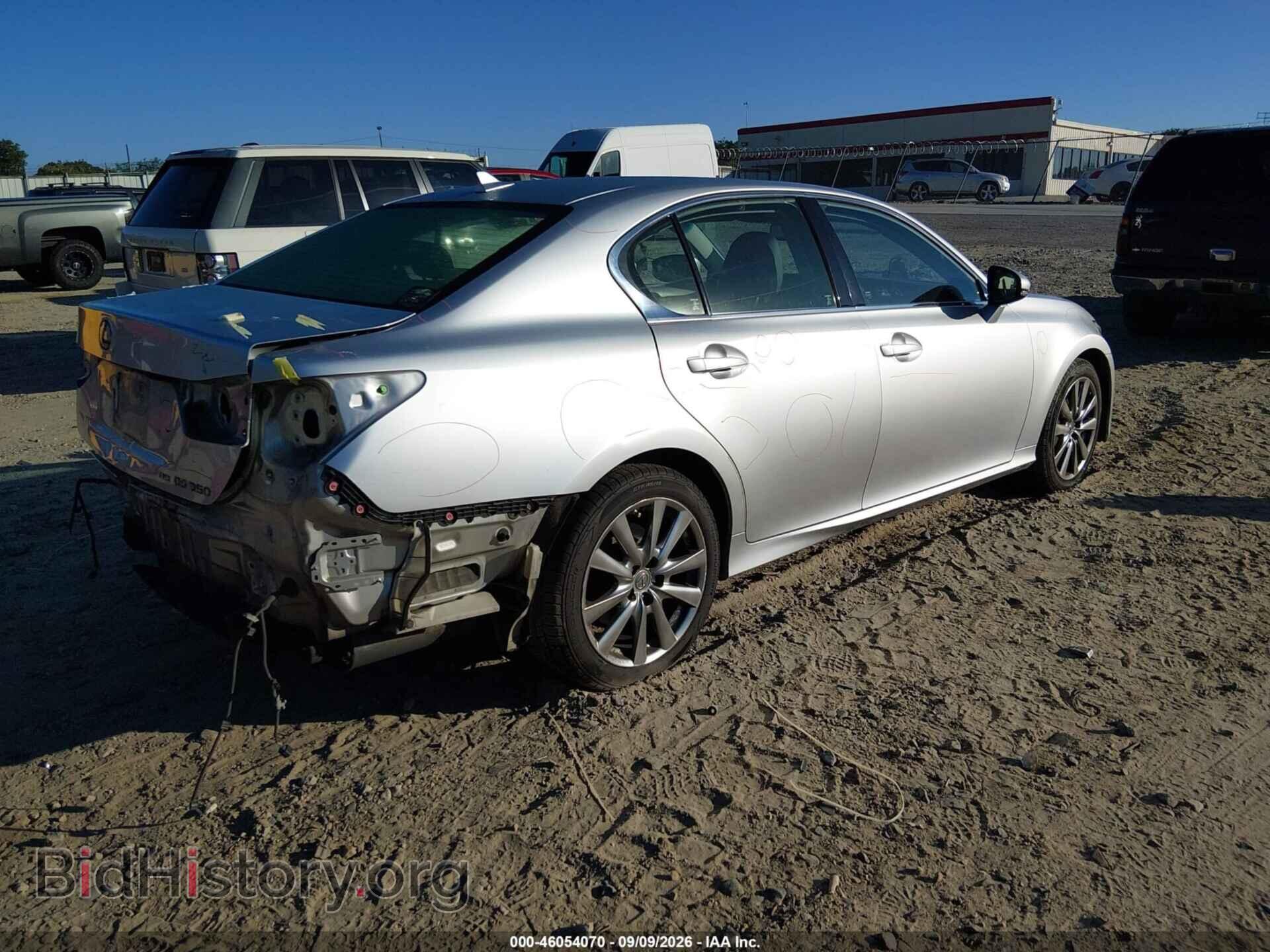 2013 LEXUS GS 350 - VIN: JTHCE1BL4D5012915 - Фото 4
