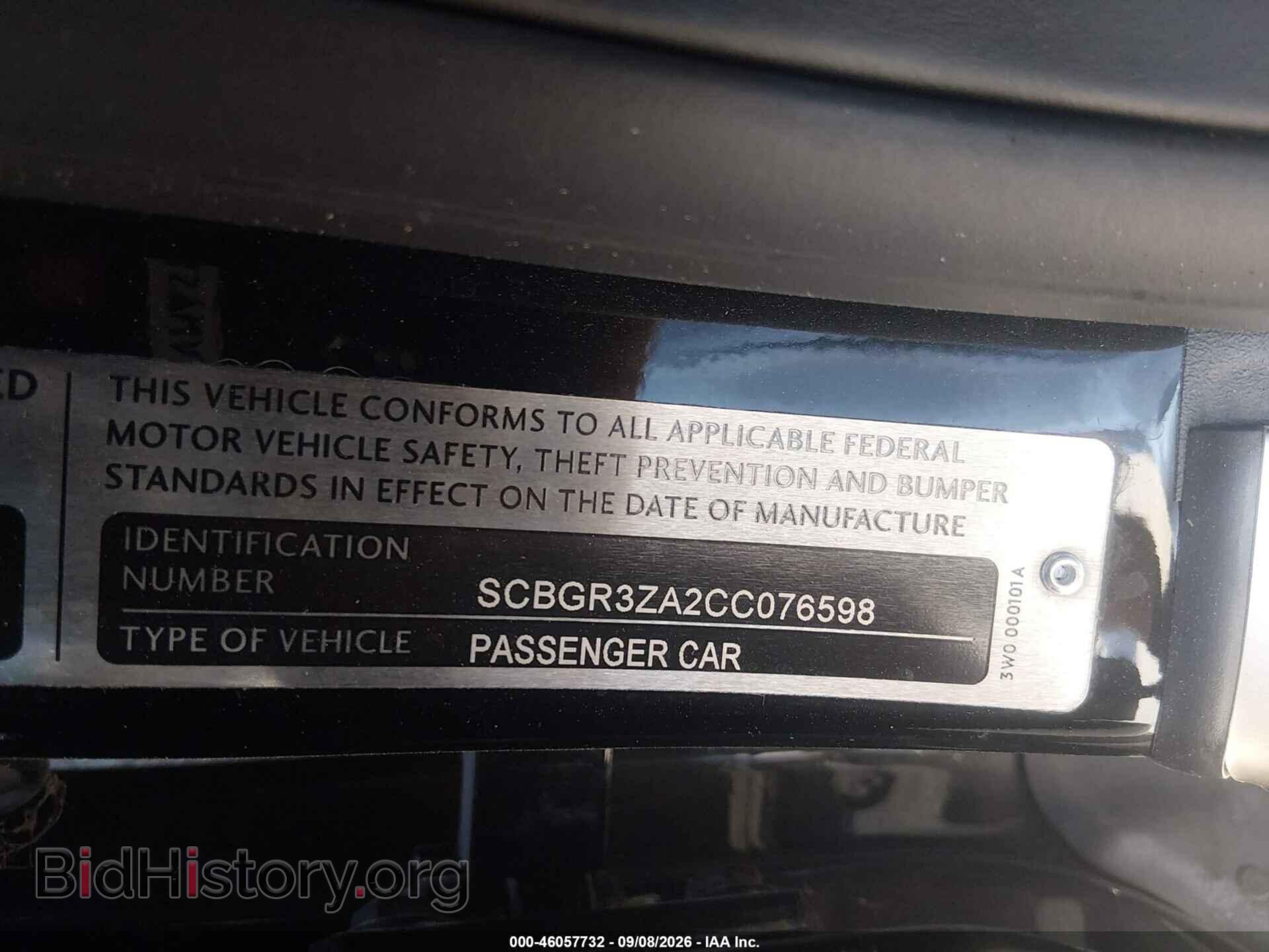 2012 BENTLEY CONTINENTAL GTC - VIN: SCBGR3ZA2CC076598 - Photo 9