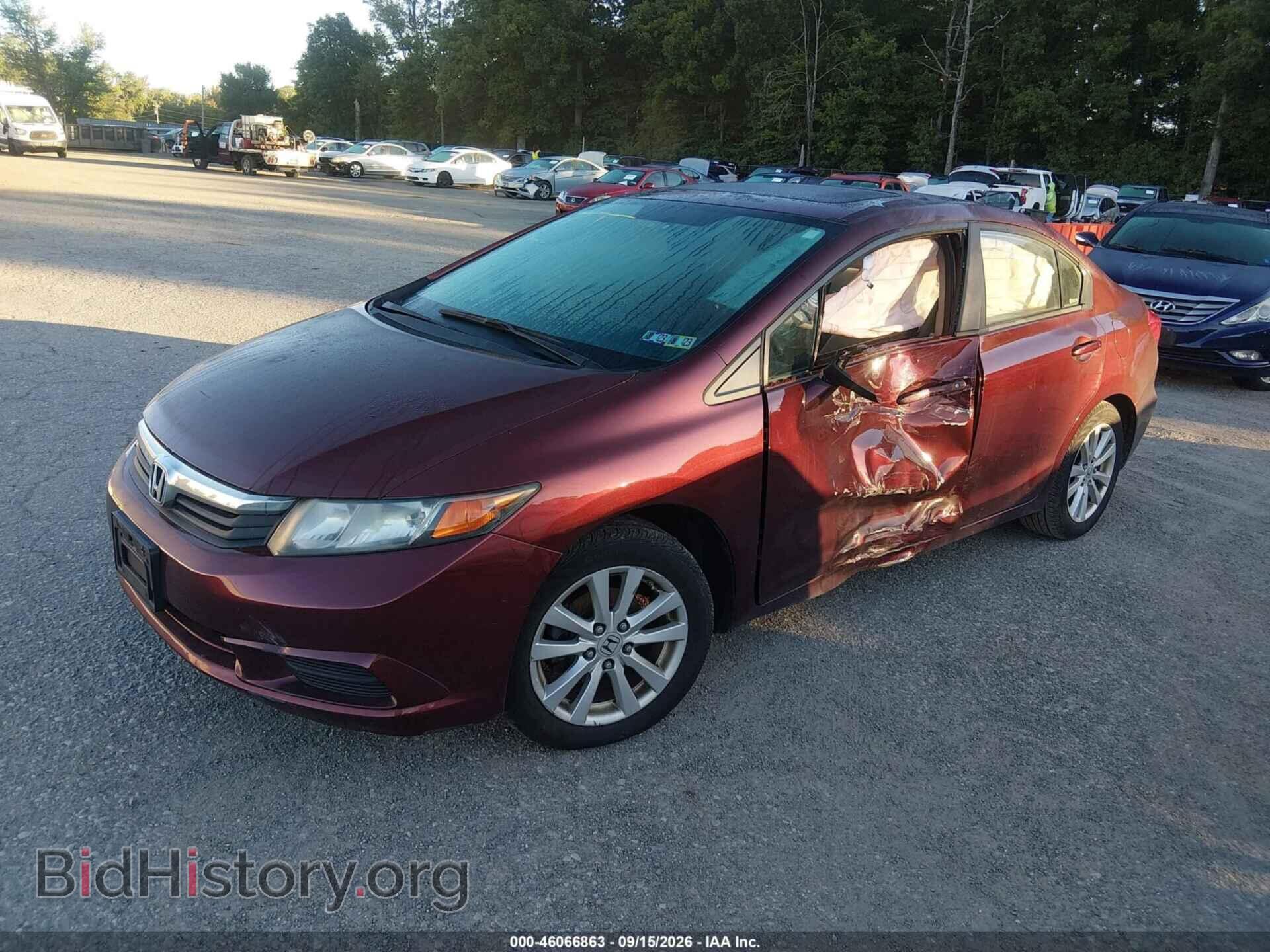 2012 HONDA CIVIC - VIN: 19XFB2F89CE343236 - Фото 2
