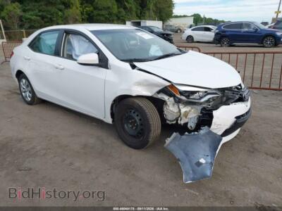 2014 Toyota COROLLA LE, белый — VIN 2T1BURHE0EC001602, IAAI