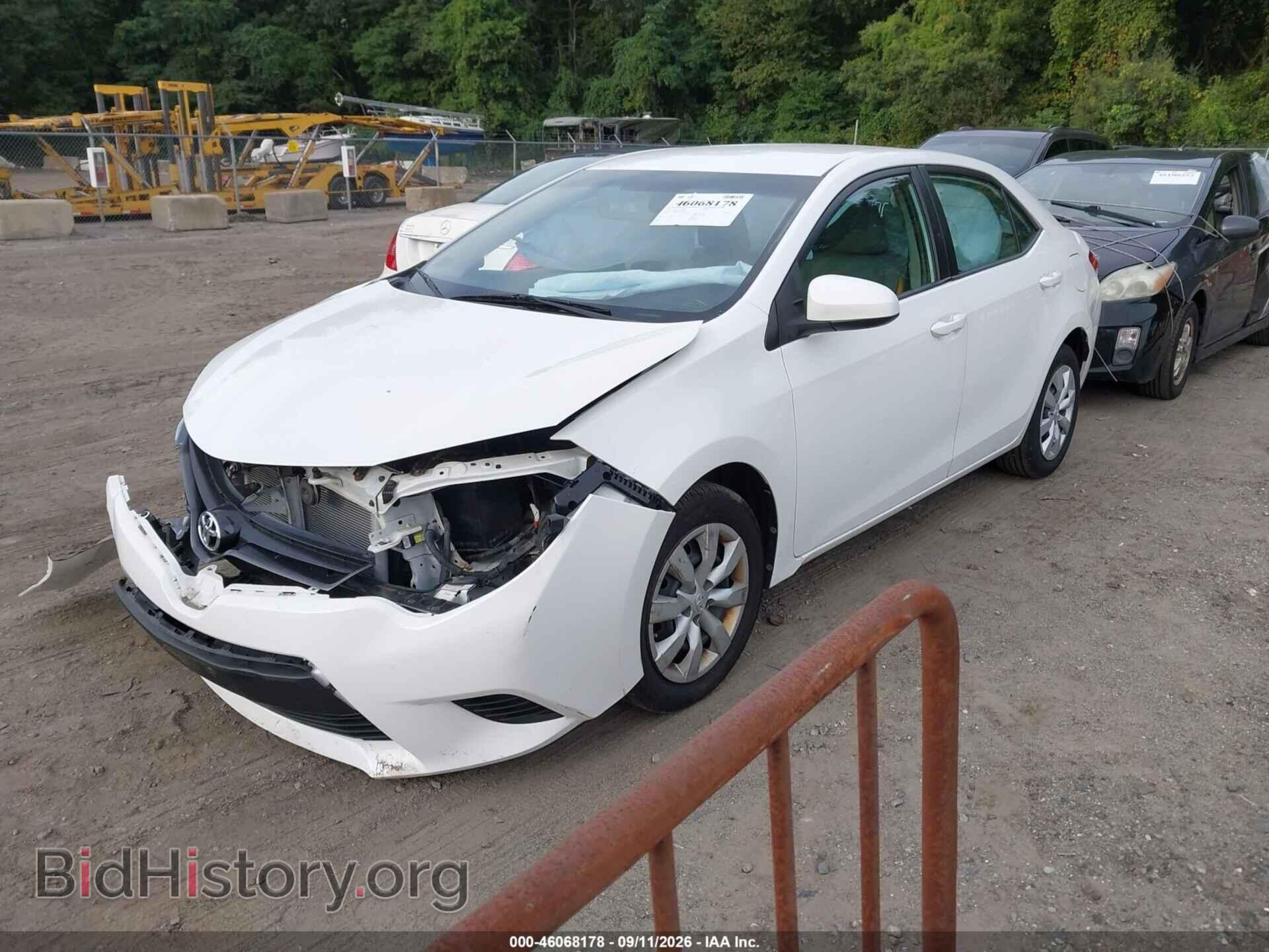 2014 TOYOTA COROLLA - VIN: 2T1BURHE0EC001602 - Фото 2
