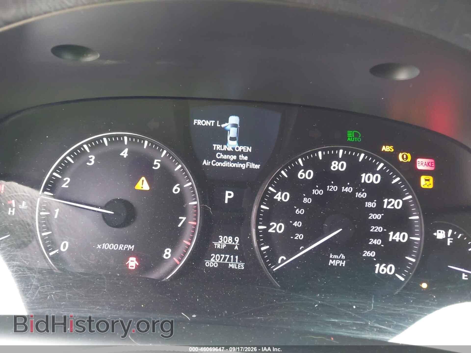 2010 LEXUS LS 460 - VIN: JTHGL5EF7A5041230 - Фото 7