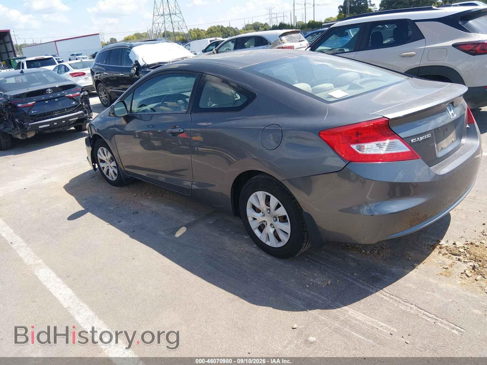 2012 HONDA CIVIC - VIN: 2HGFG3B56CH563099 - Фото 3