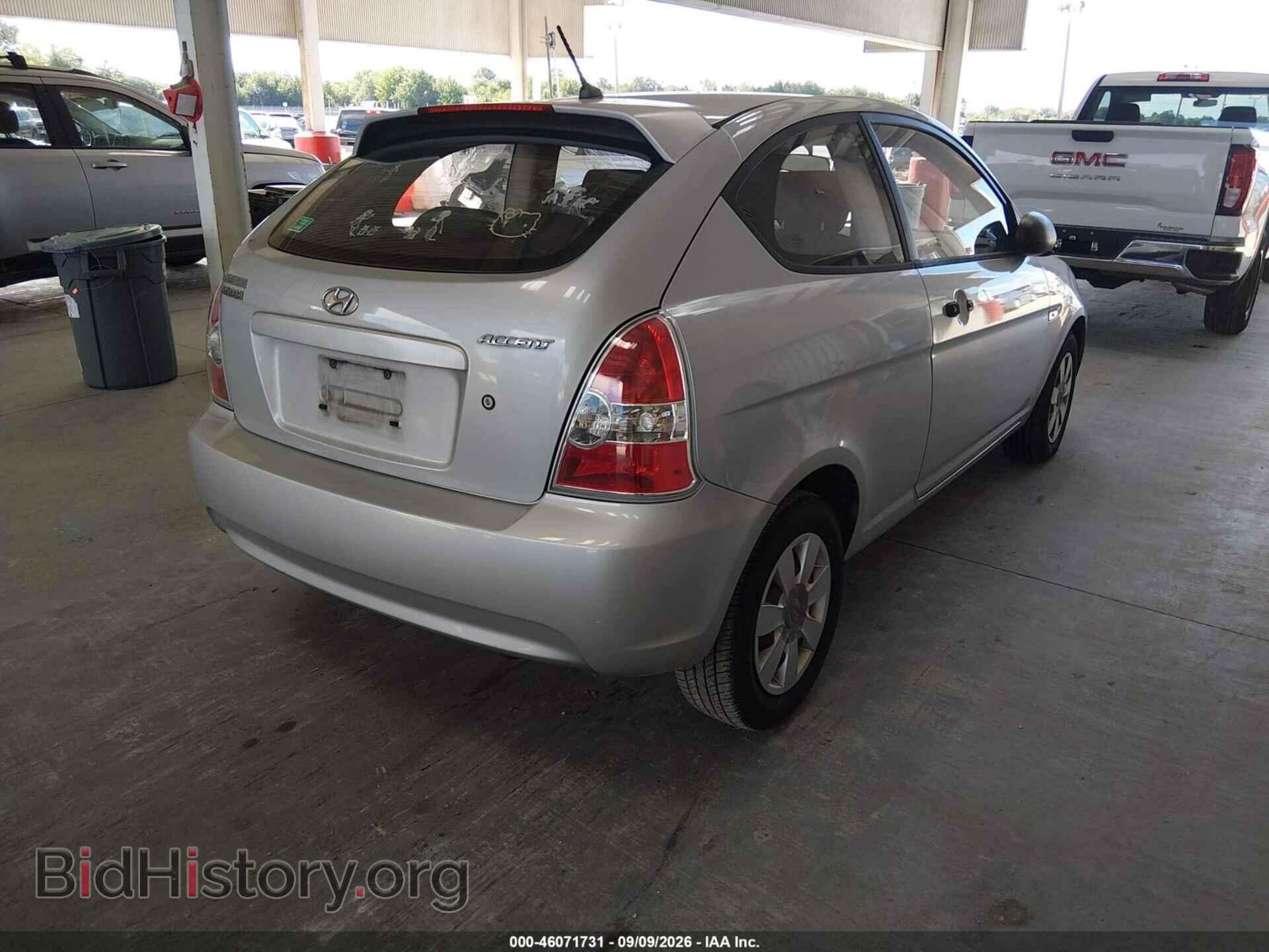2007 HYUNDAI ACCENT - VIN: KMHCM36C87U047182 - Фото 4