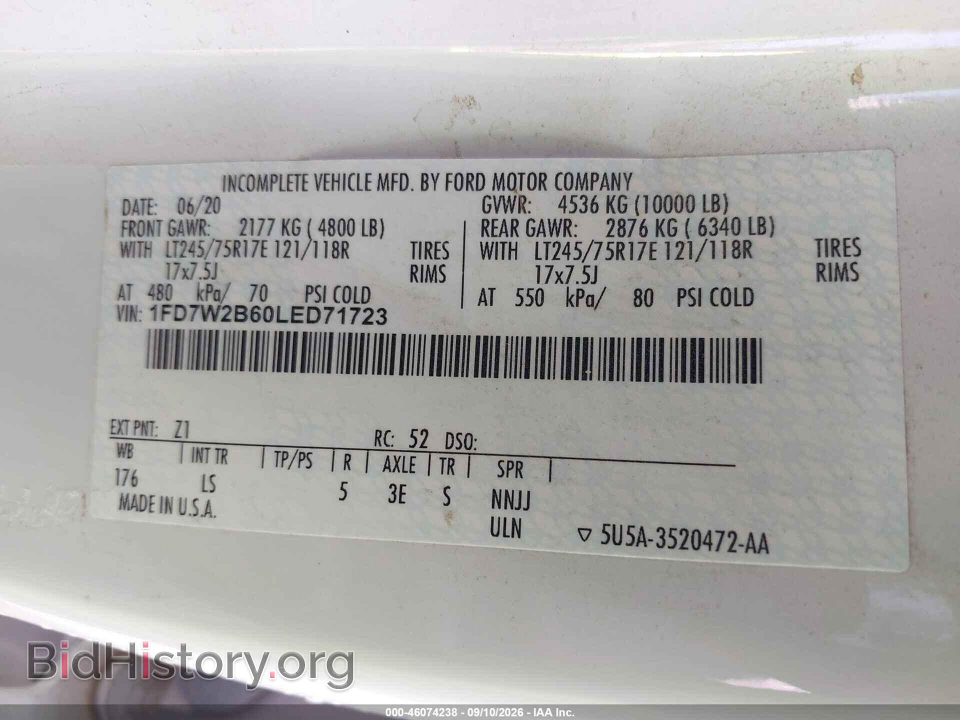 2020 FORD F-250 - VIN: 1FD7W2B60LED71723 - Photo 9