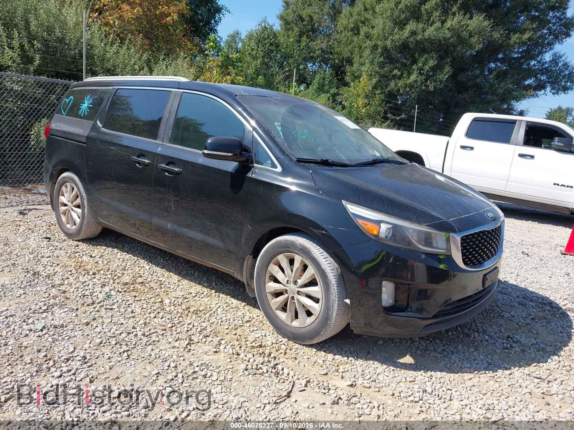 Фотография KNDMC5C18G6183505 - KIA SEDONA 2016