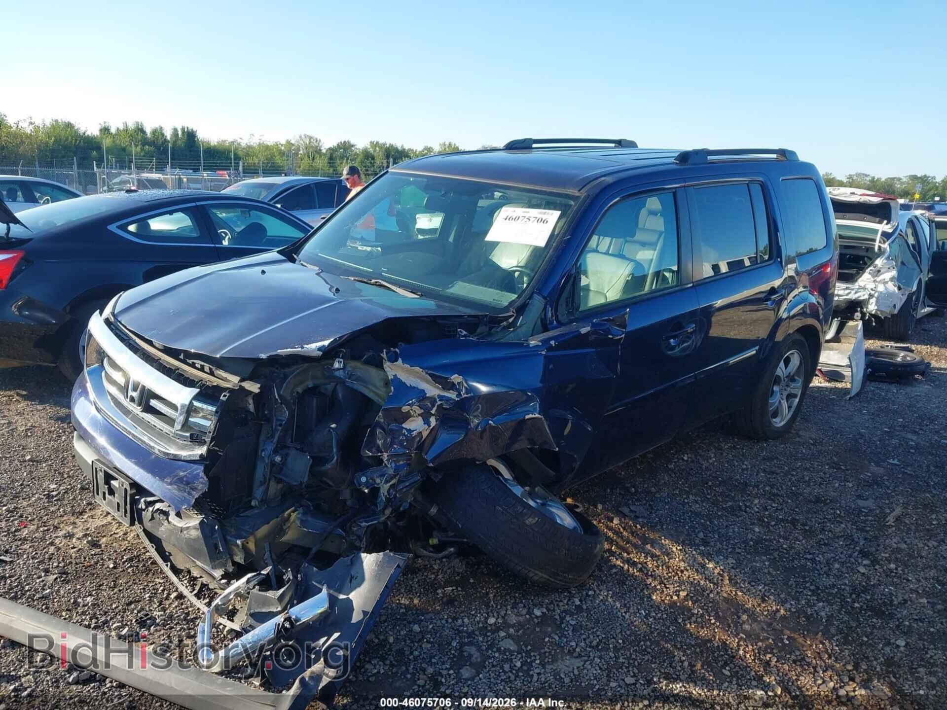2014 HONDA PILOT - VIN: 5FNYF4H5XEB047599 - Photo 2