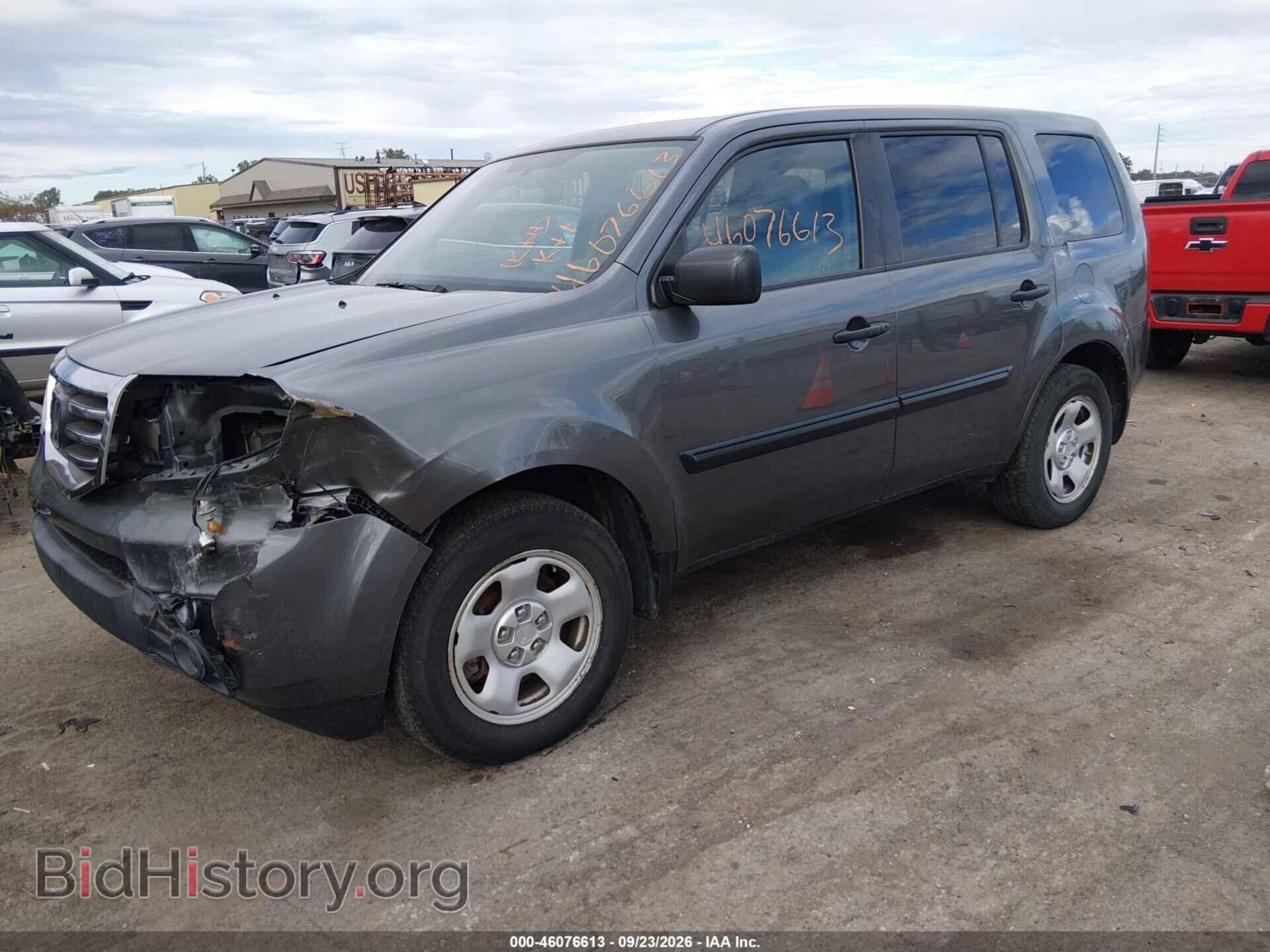 2013 HONDA PILOT - VIN: 5FNYF4H22DB014374 - Photo 2