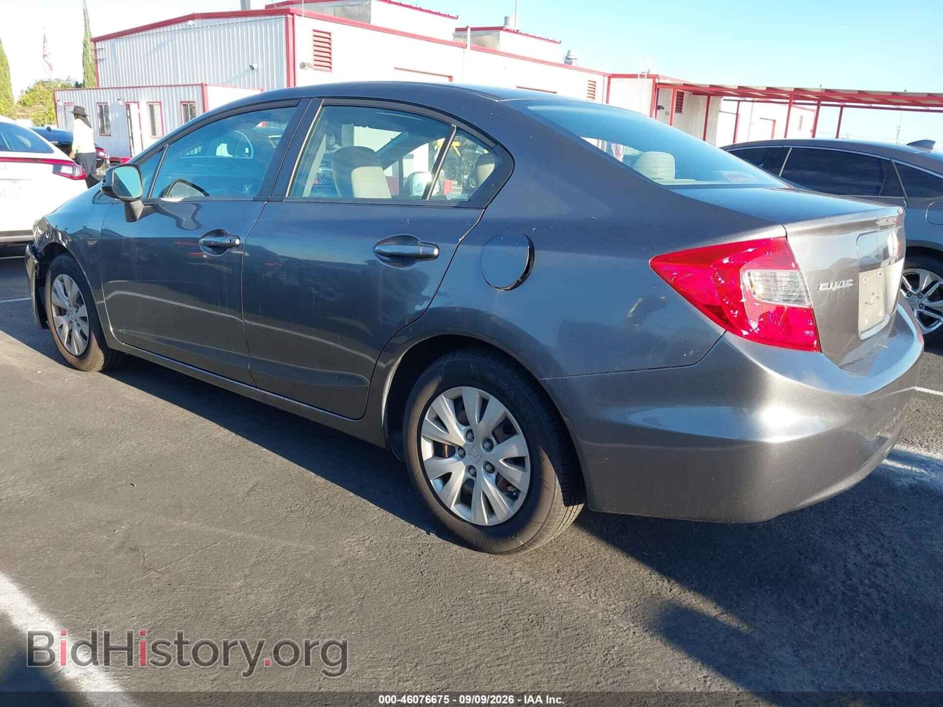 2012 HONDA CIVIC - VIN: 19XFB2F52CE366430 - Фото 3