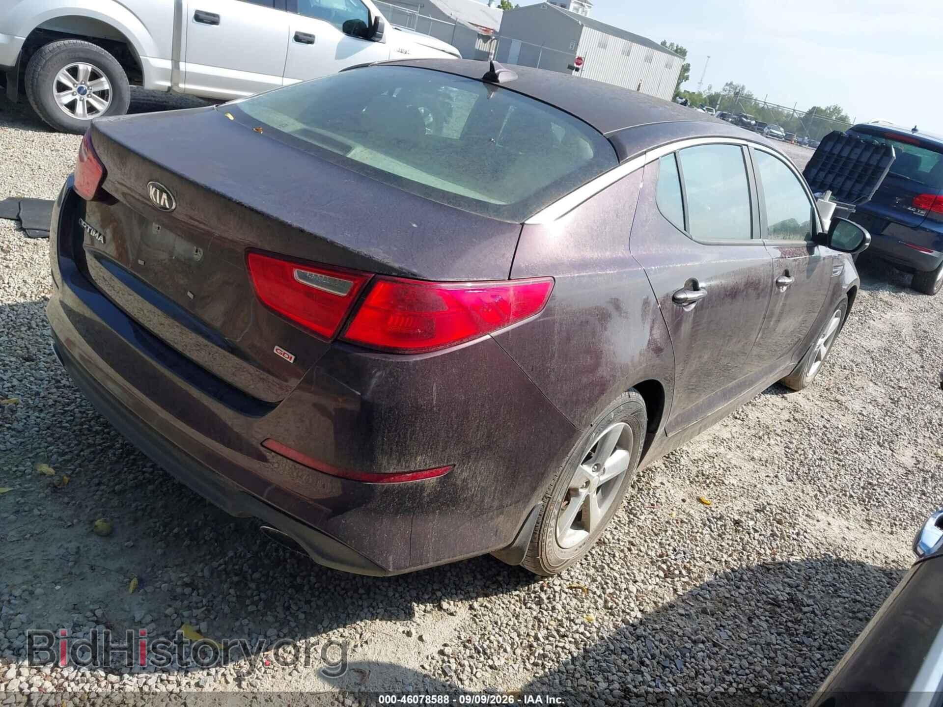 2015 KIA OPTIMA - VIN: 5XXGM4A70FG436974 - Фото 4